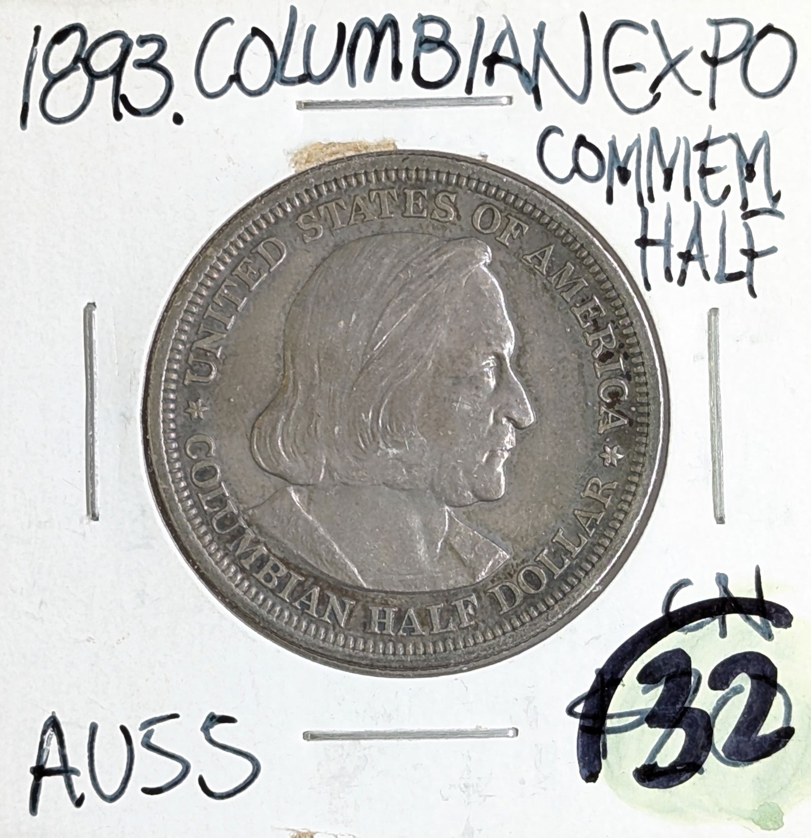 1893 Silver Columbian Half Dollar (1 of 2)