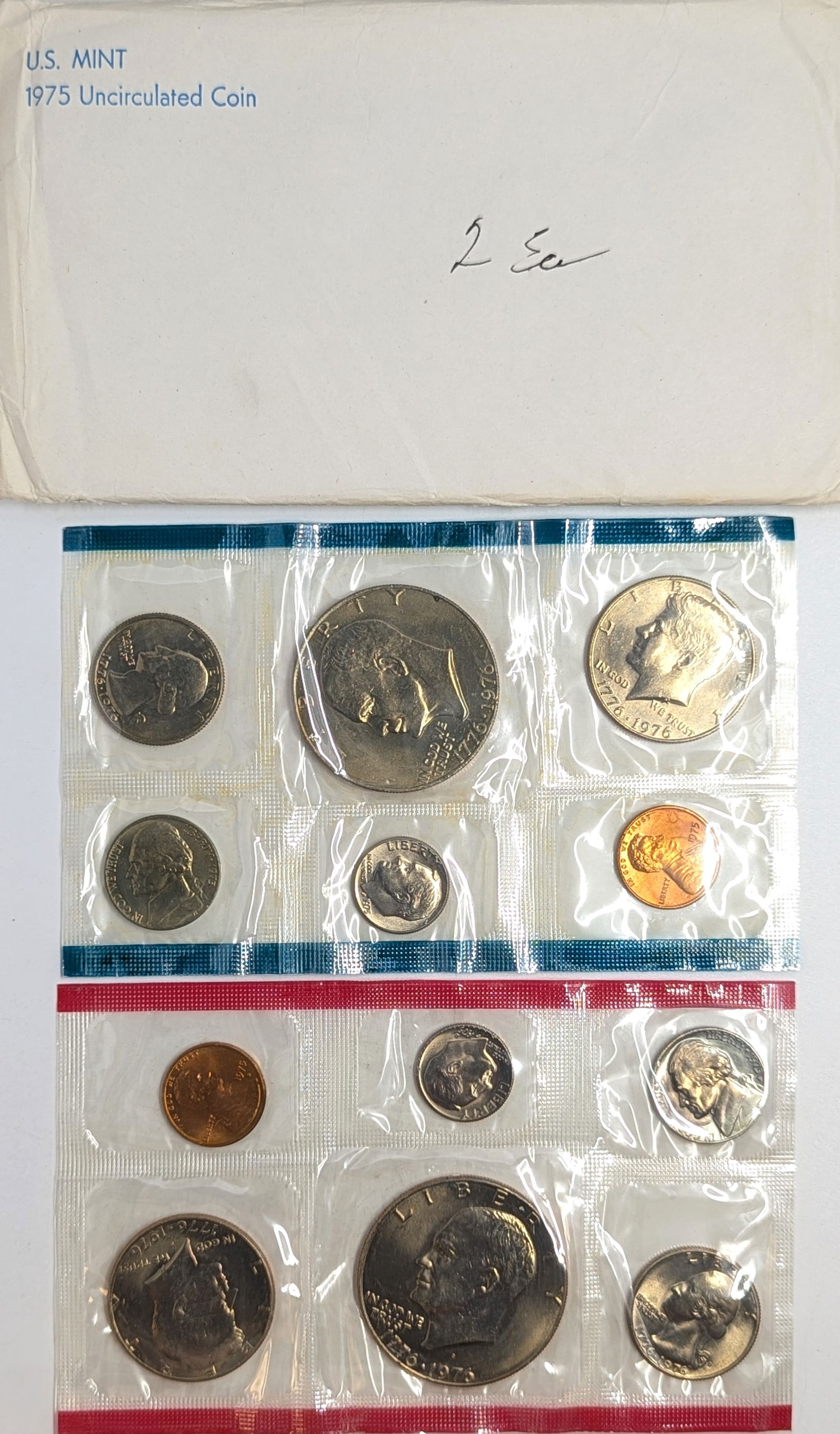 1975 US Mint Uncirculated Coin Set (1 of 2)