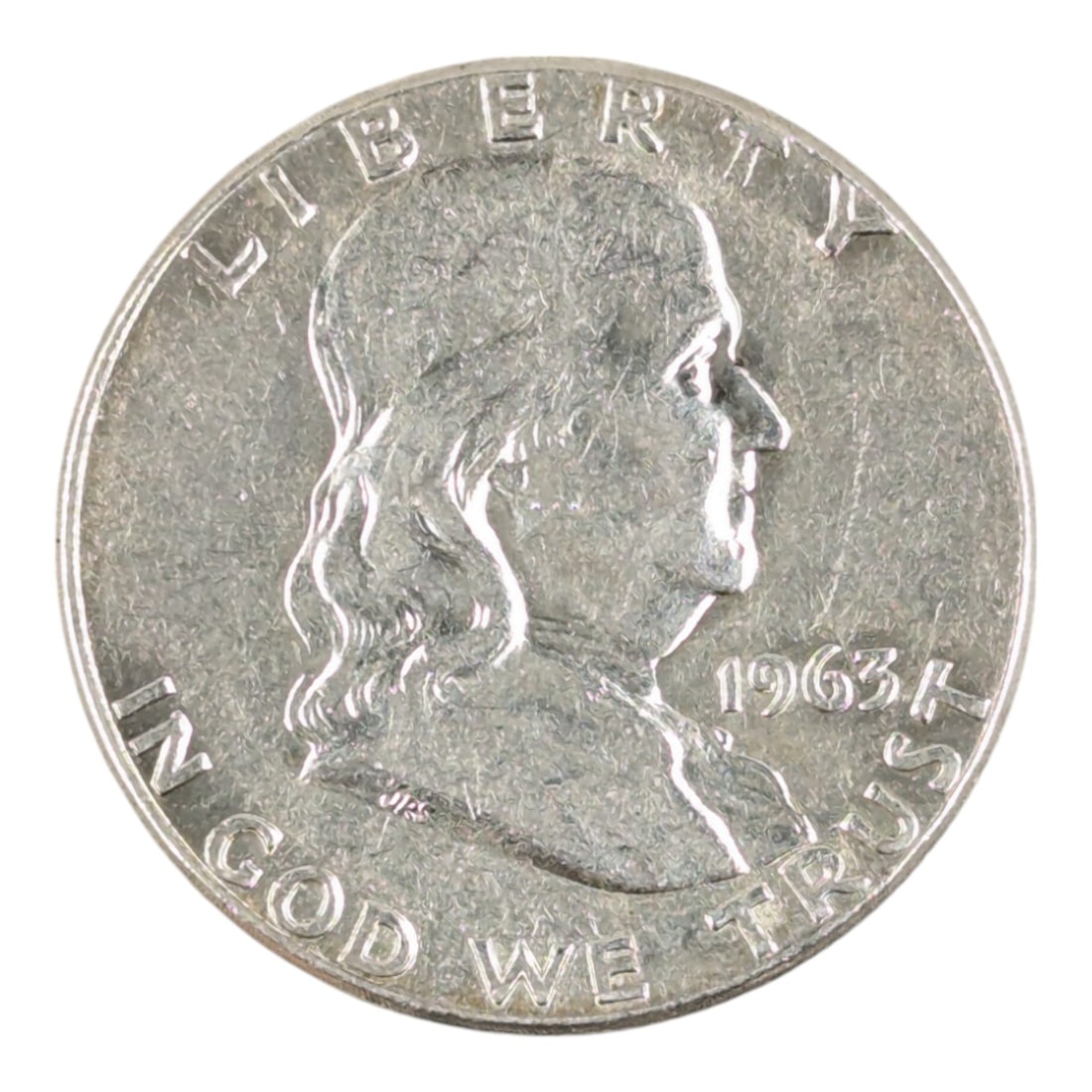 1963 Silver Franklin Half Dollar: Silver