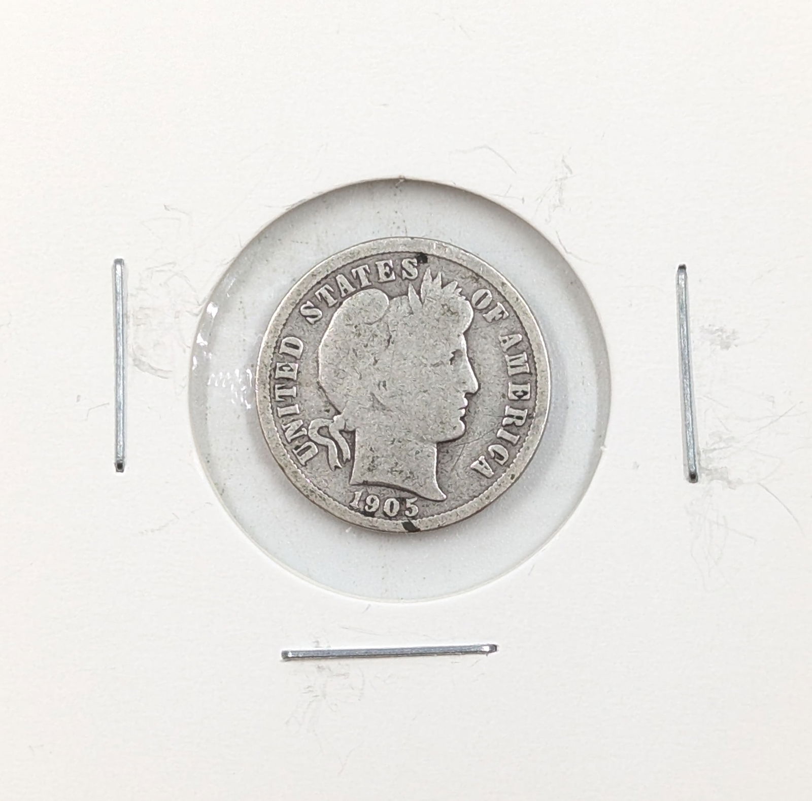 1905 Silver Barber Dime (1 of 2)