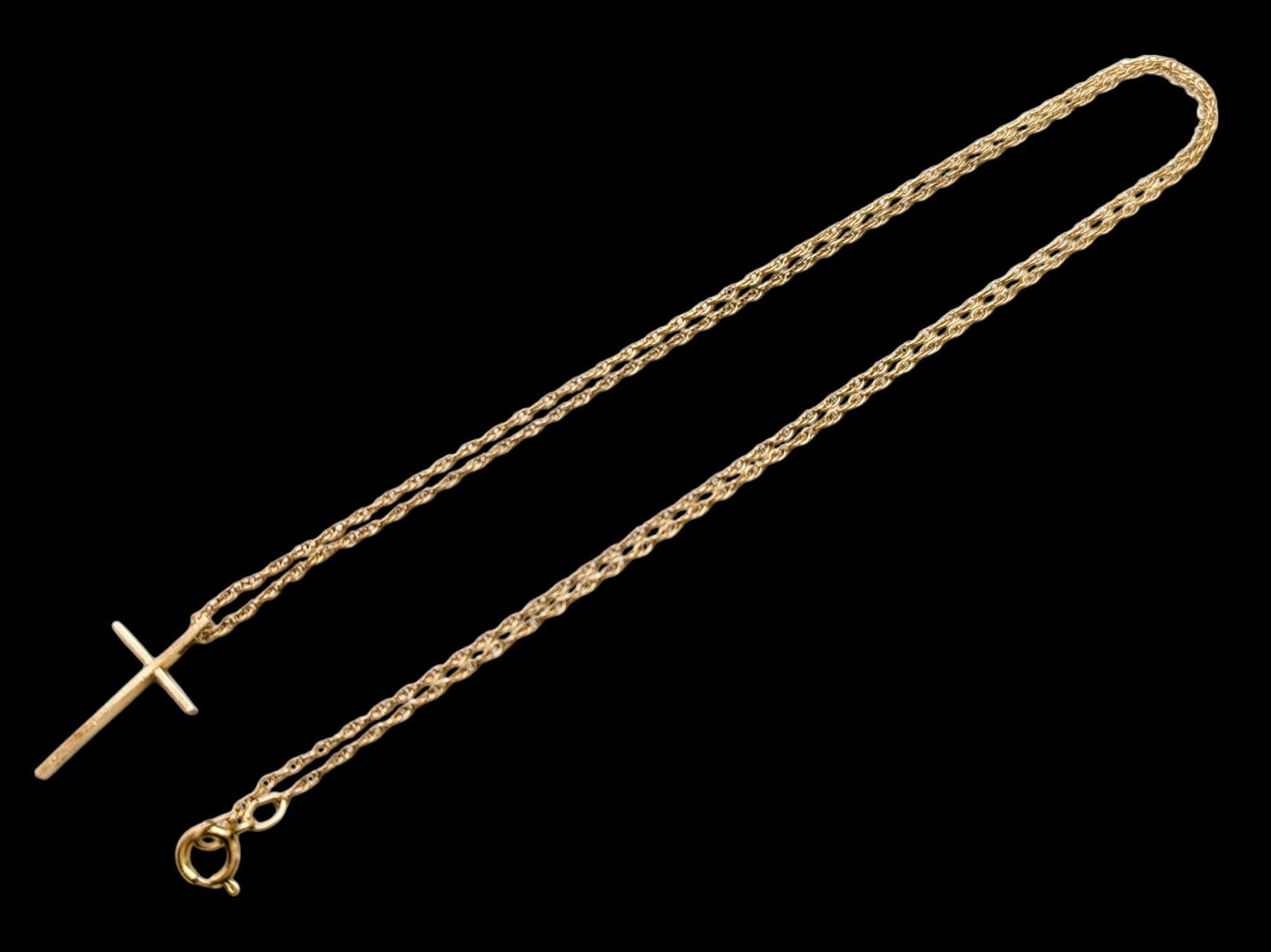 14K Gold filled Cross Necklace (1 of 7)