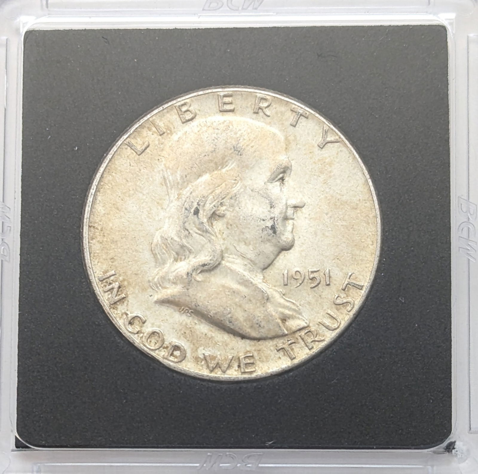 1951 Silver Franklin Half Dollar (1 of 2)
