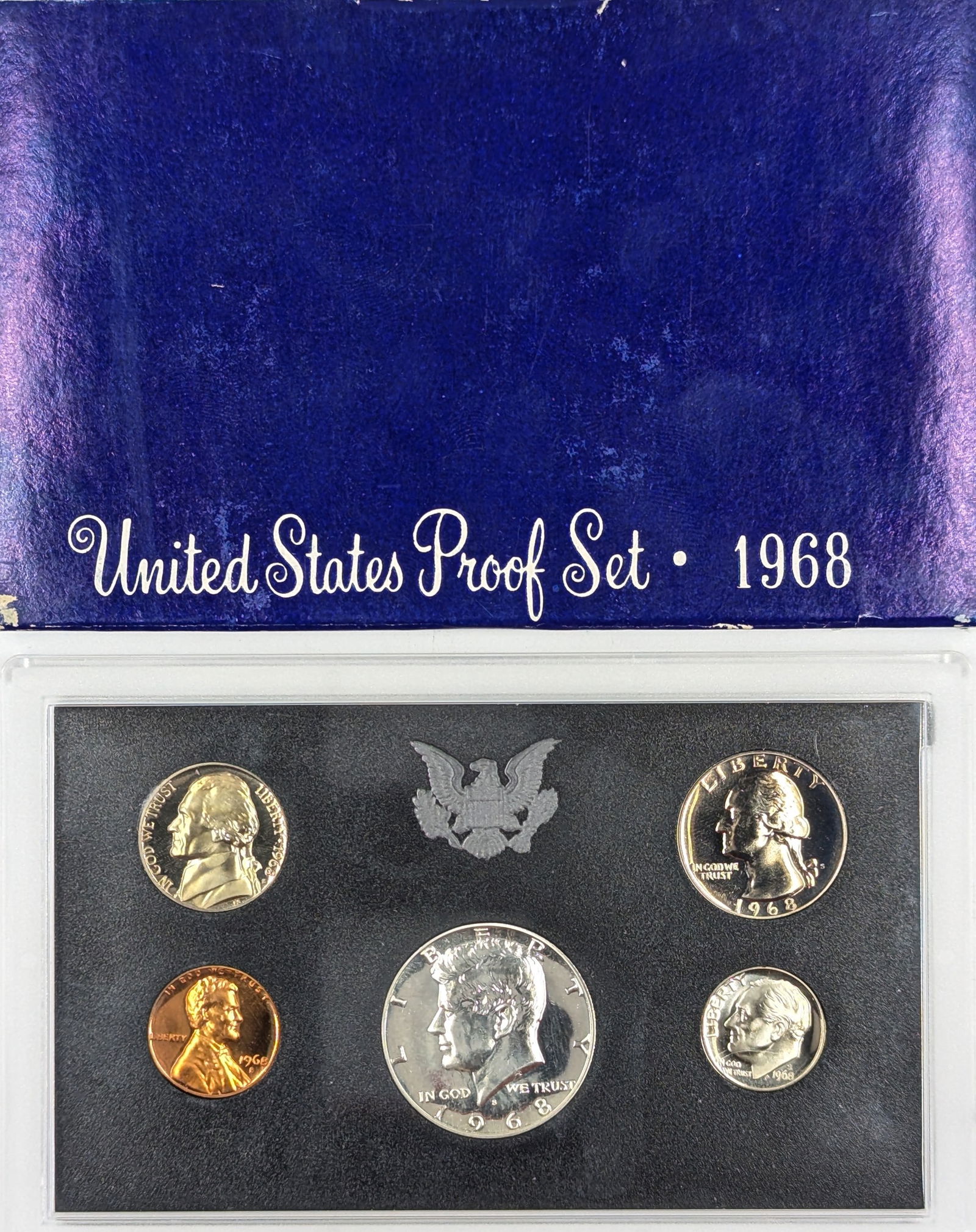 1968 US Mint Proof Set w/ Silver Kennedy (1 of 2)