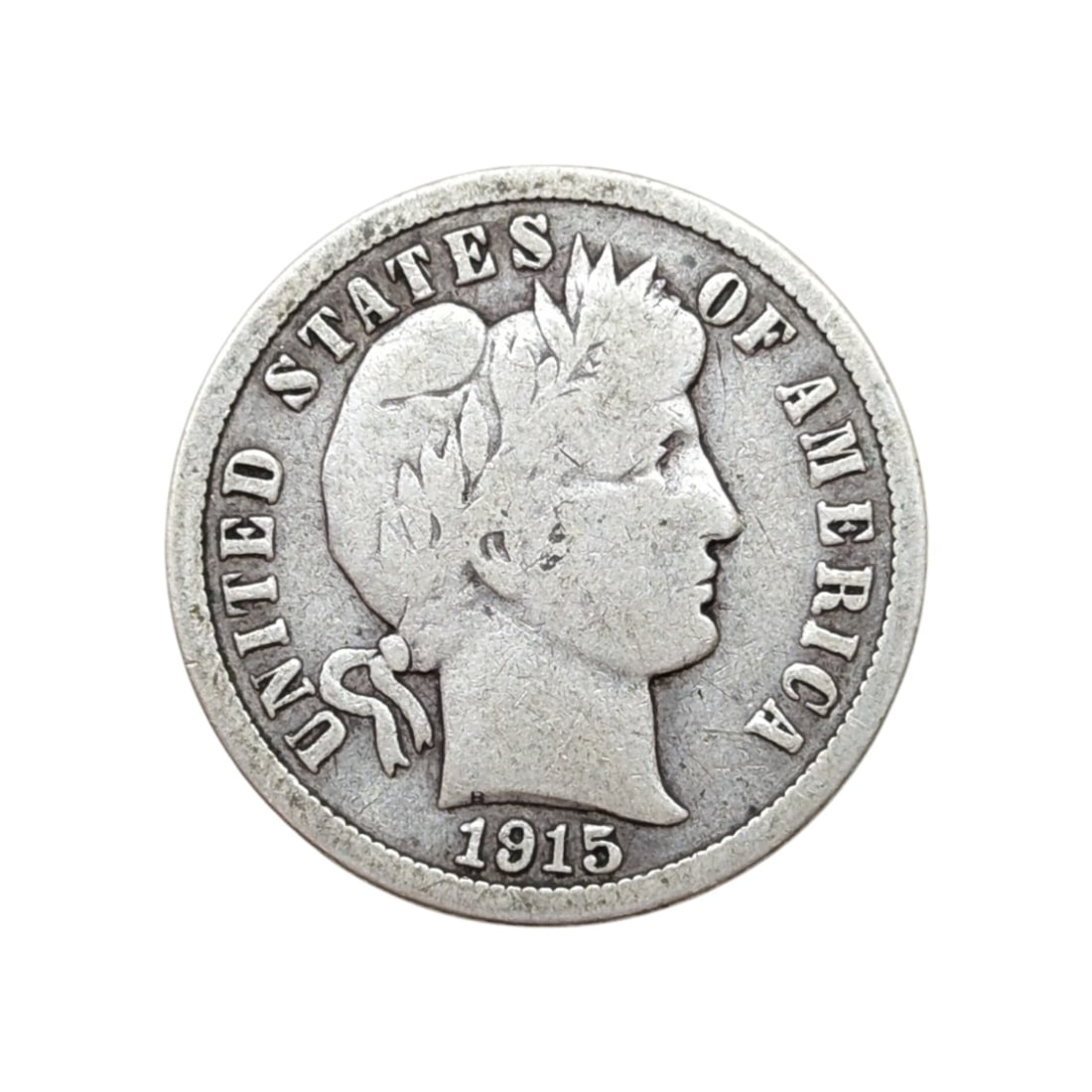 1915 Silver Barber Dime (1 of 2)
