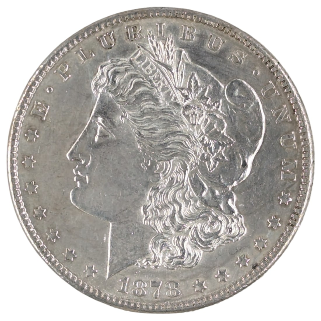 1878-S Morgan Silver Dollar: Silver