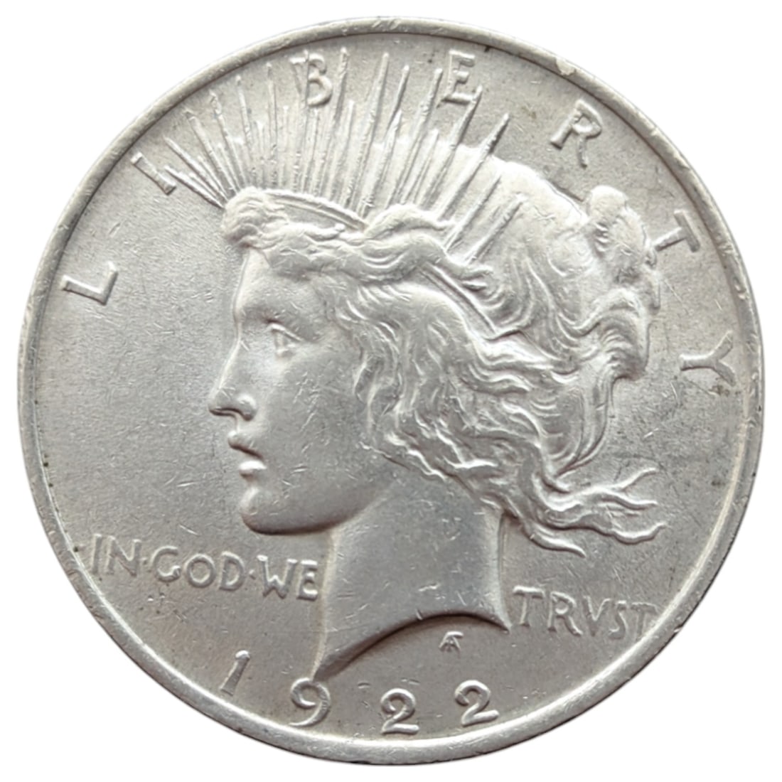 1922 Silver Peace Dollar: Silver