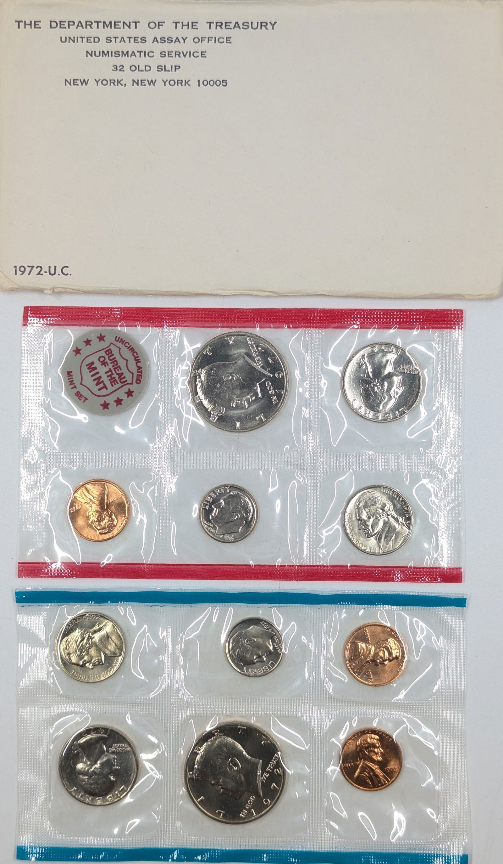 1972 US Mint Uncirculated Coin Set (1 of 2)