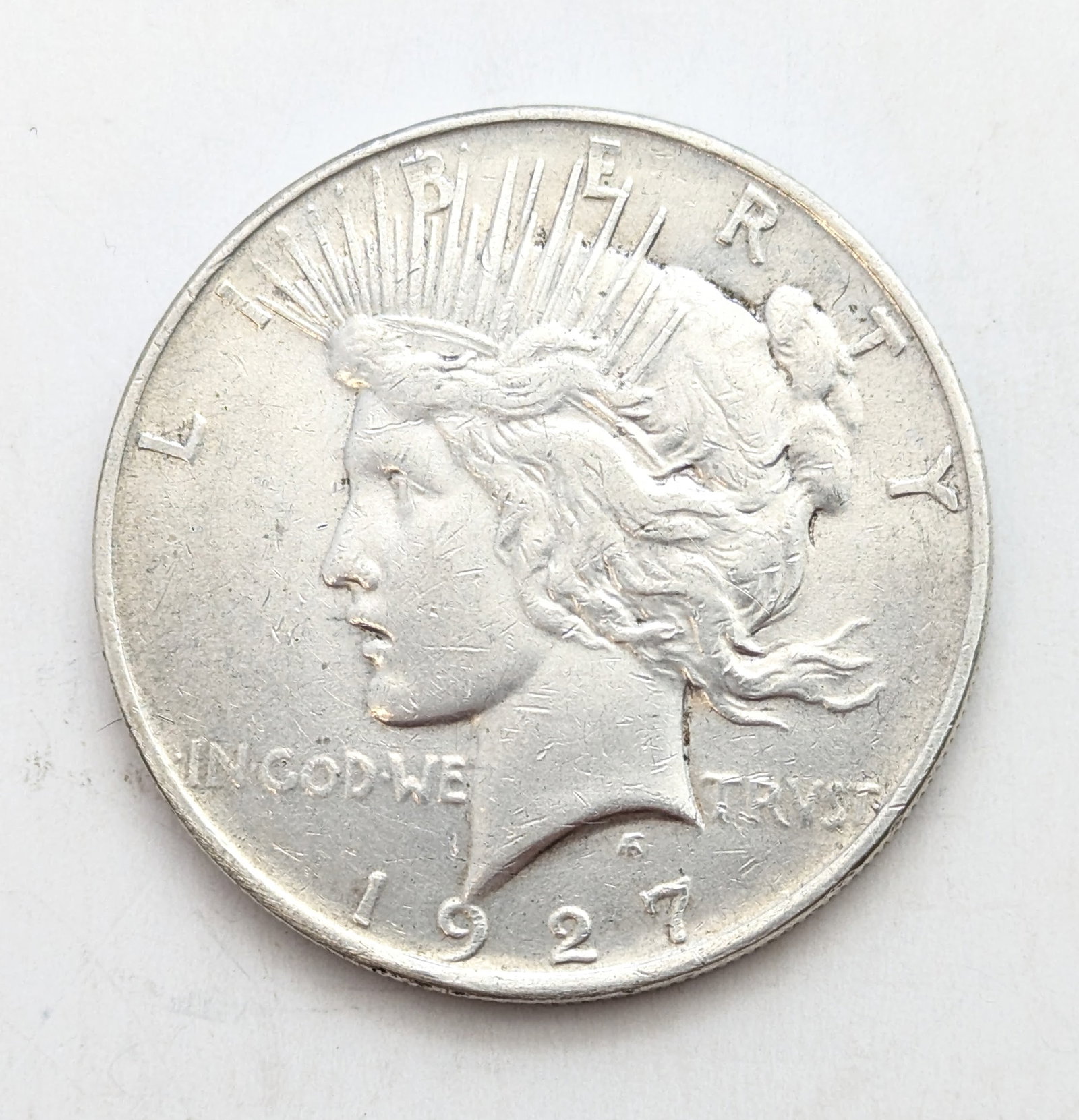 1927 Silver Peace Dollar: Silver