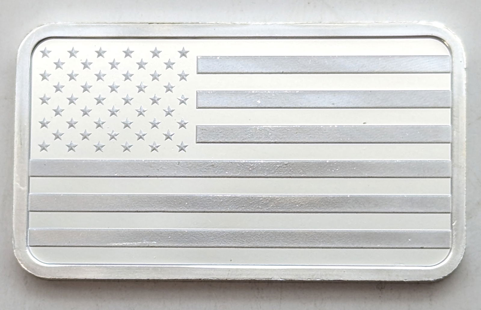 1 oz. American Flag and Eagle Silver mini bar (1 of 2)