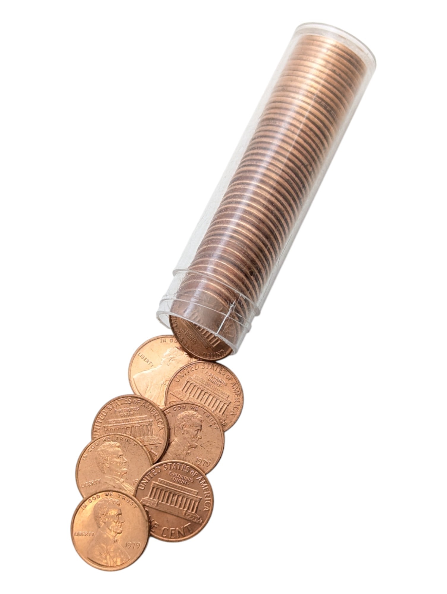 Tube of 50 - 1979 Lincoln Cents - BU (1 of 4)