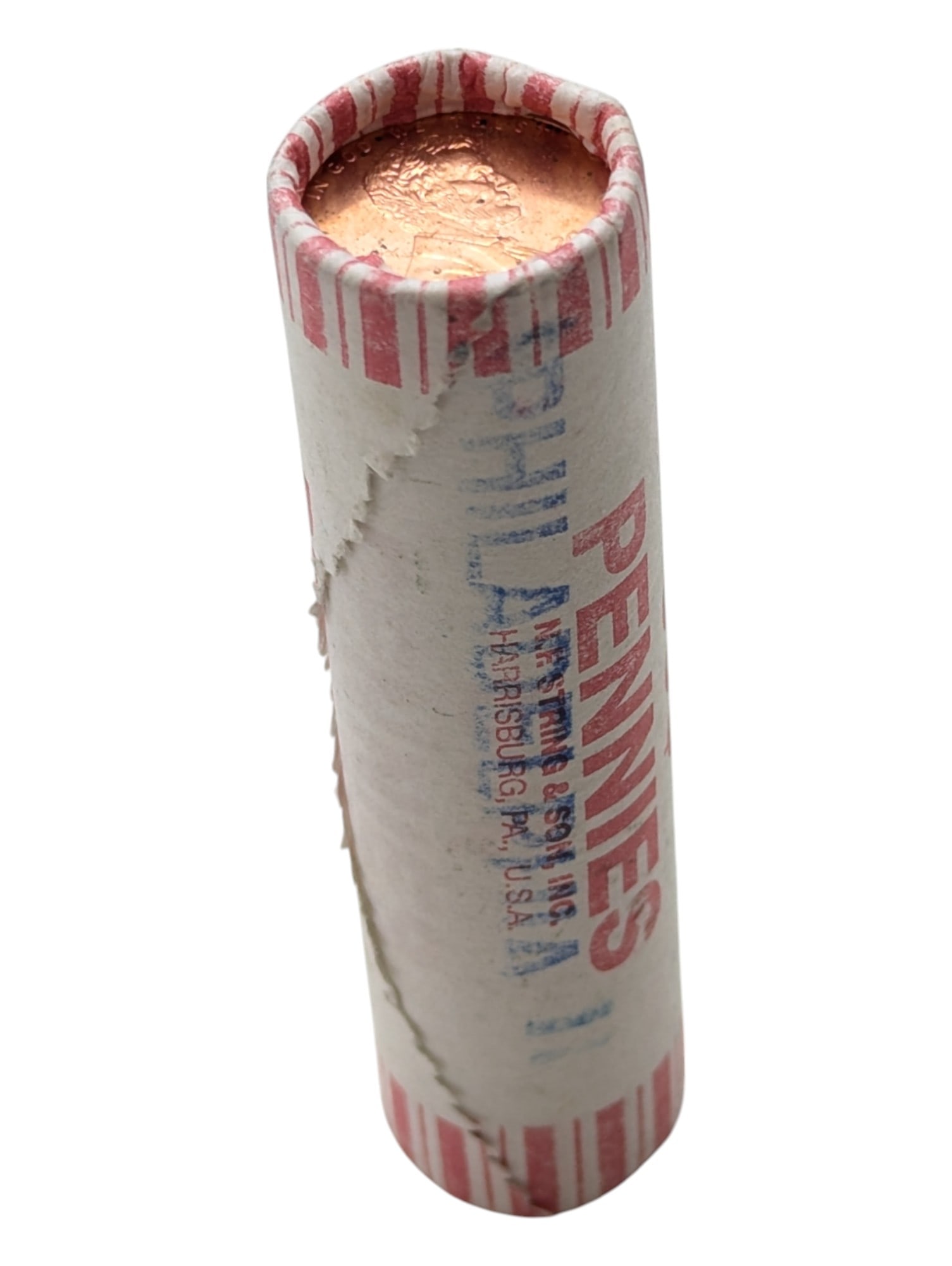 Original Bank Roll of 2009 Lincoln Bicentennial Cents: Coin