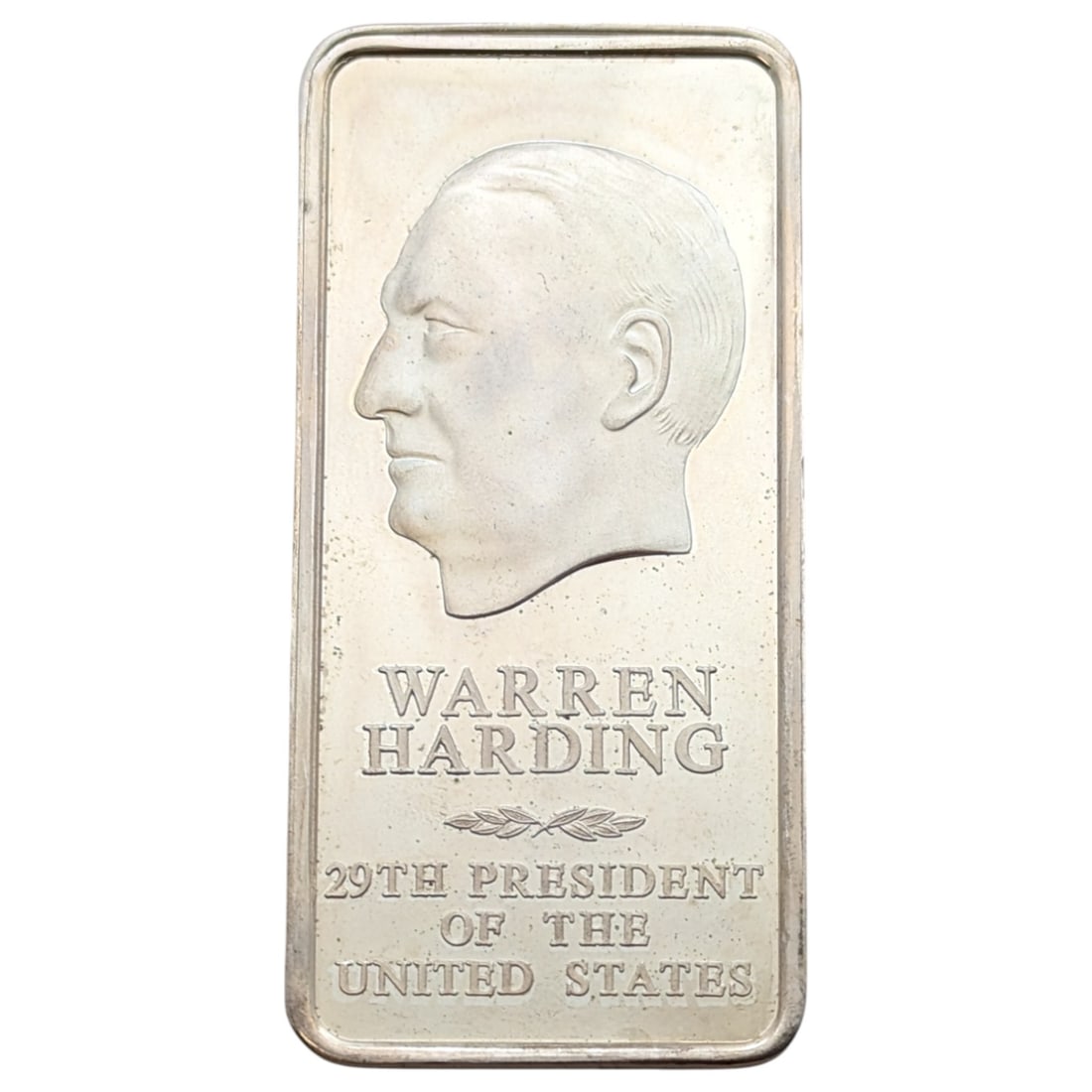 1 Ounce Sterling Silver Bar - Warren Harding (1 of 2)