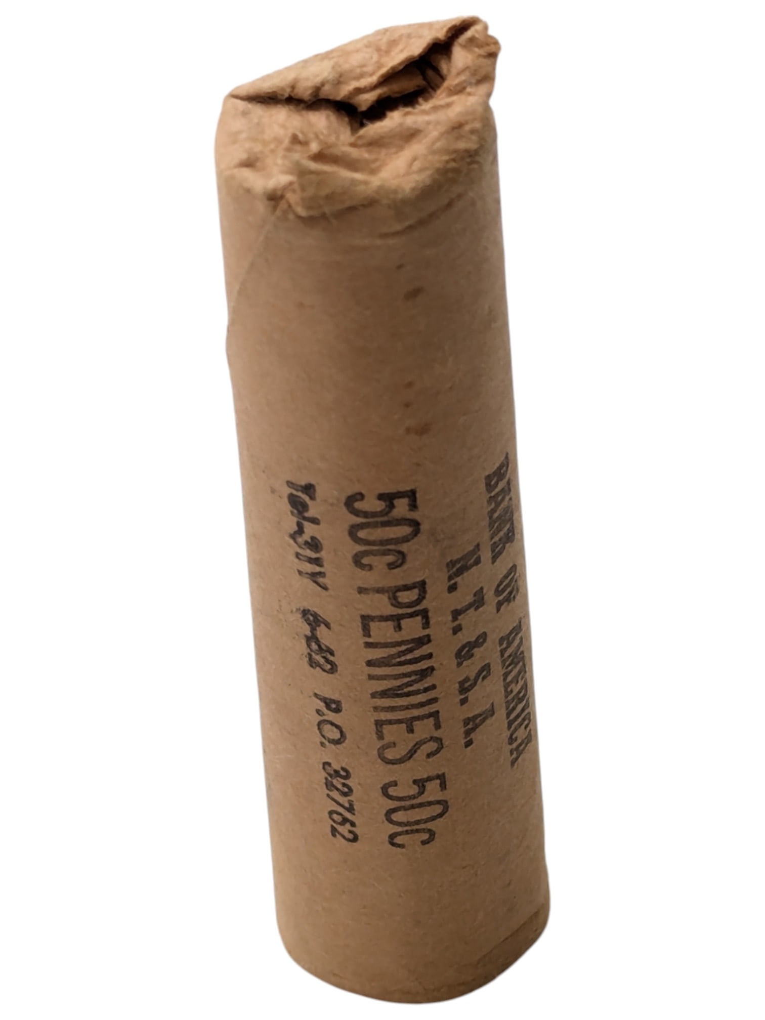 Original Bank Roll of 50 - 1962-D Lincoln Cents: Coin