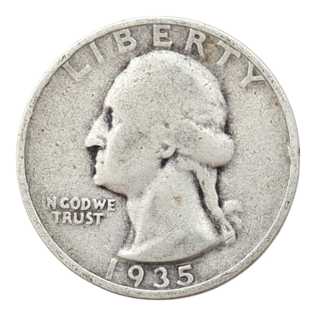 1935-D Silver Washington Quarter: Silver