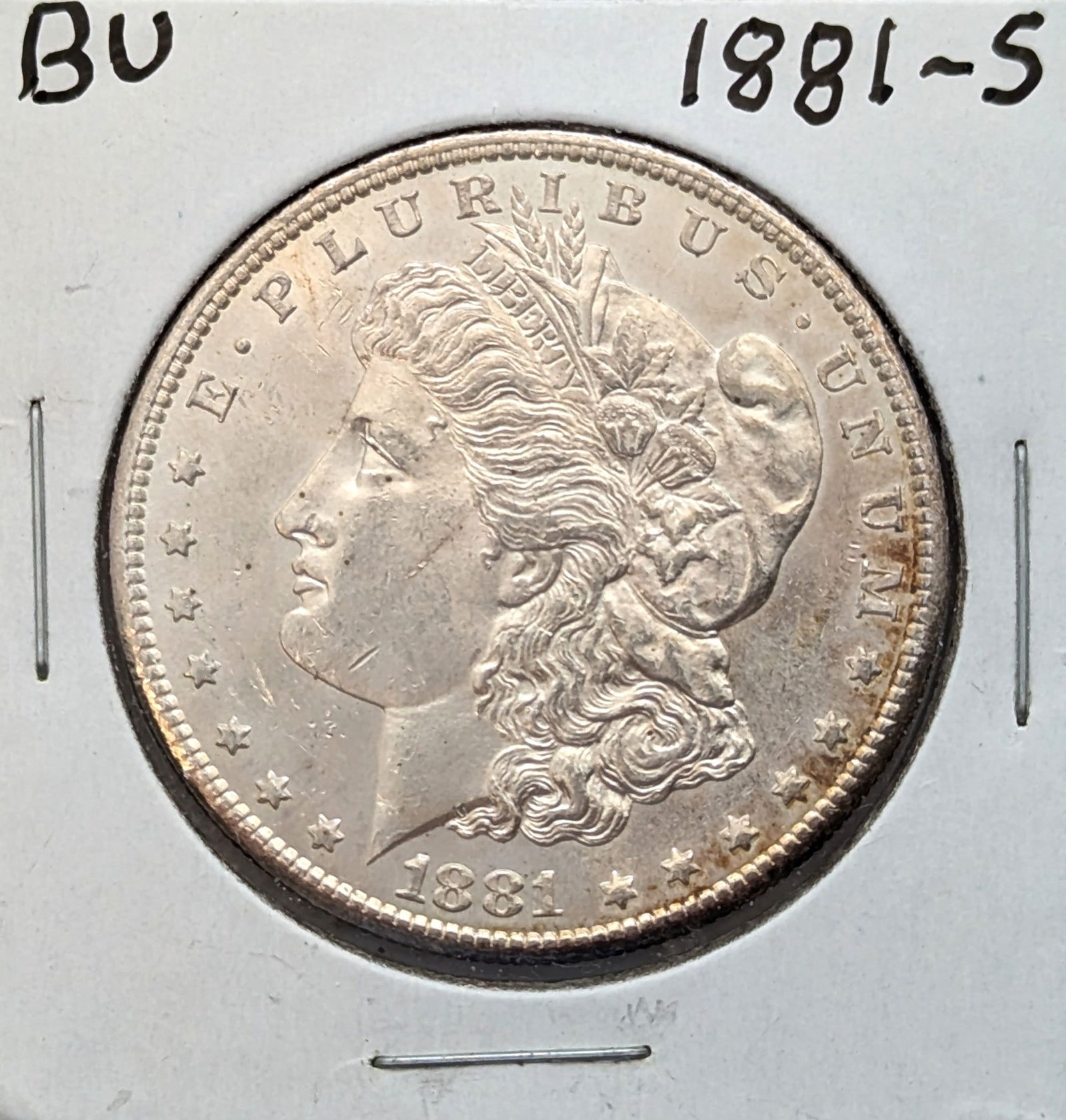 1881-S Morgan Silver Dollar - BU (1 of 2)