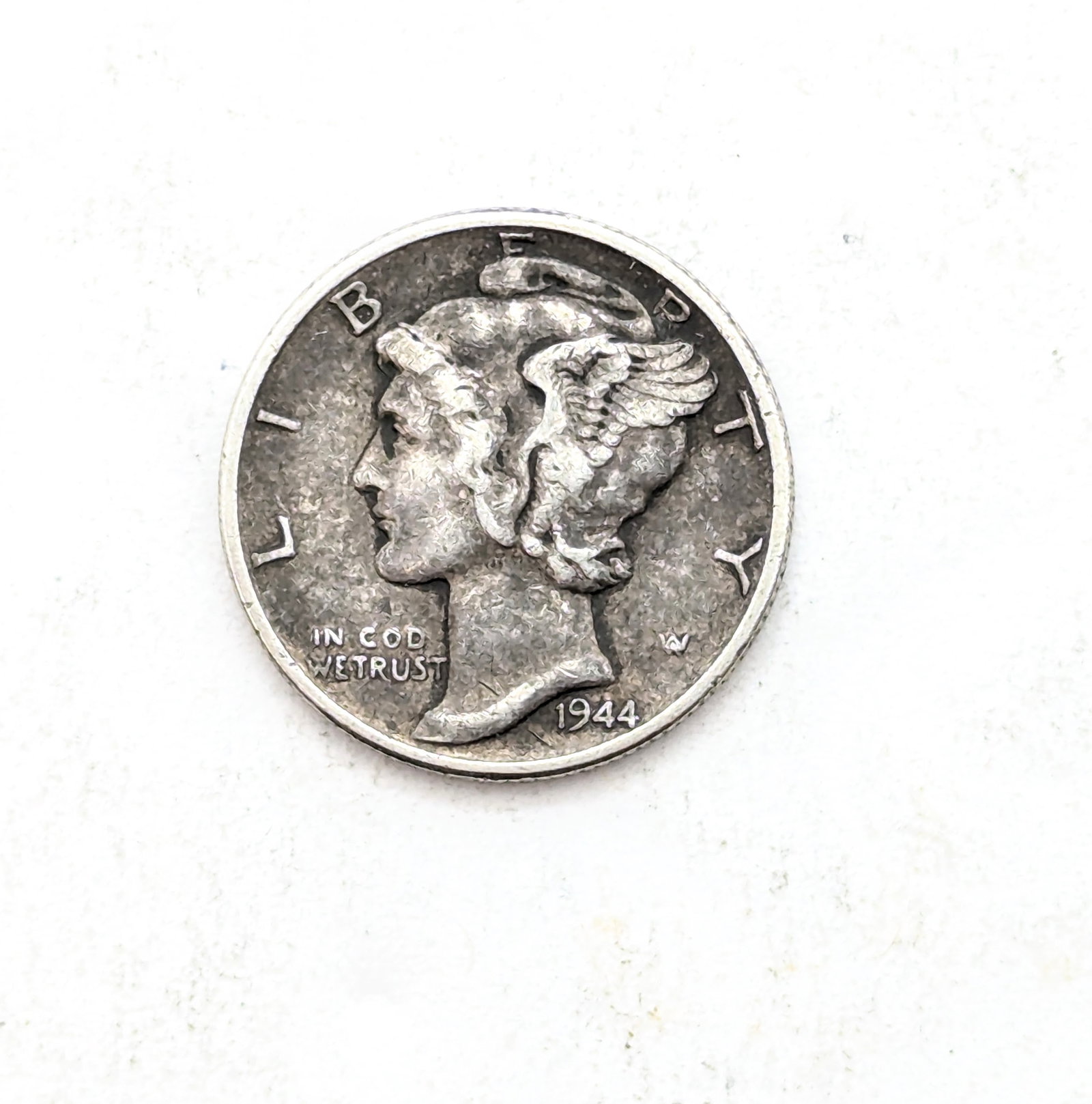 1944 Silver Mercury Dime: Coin