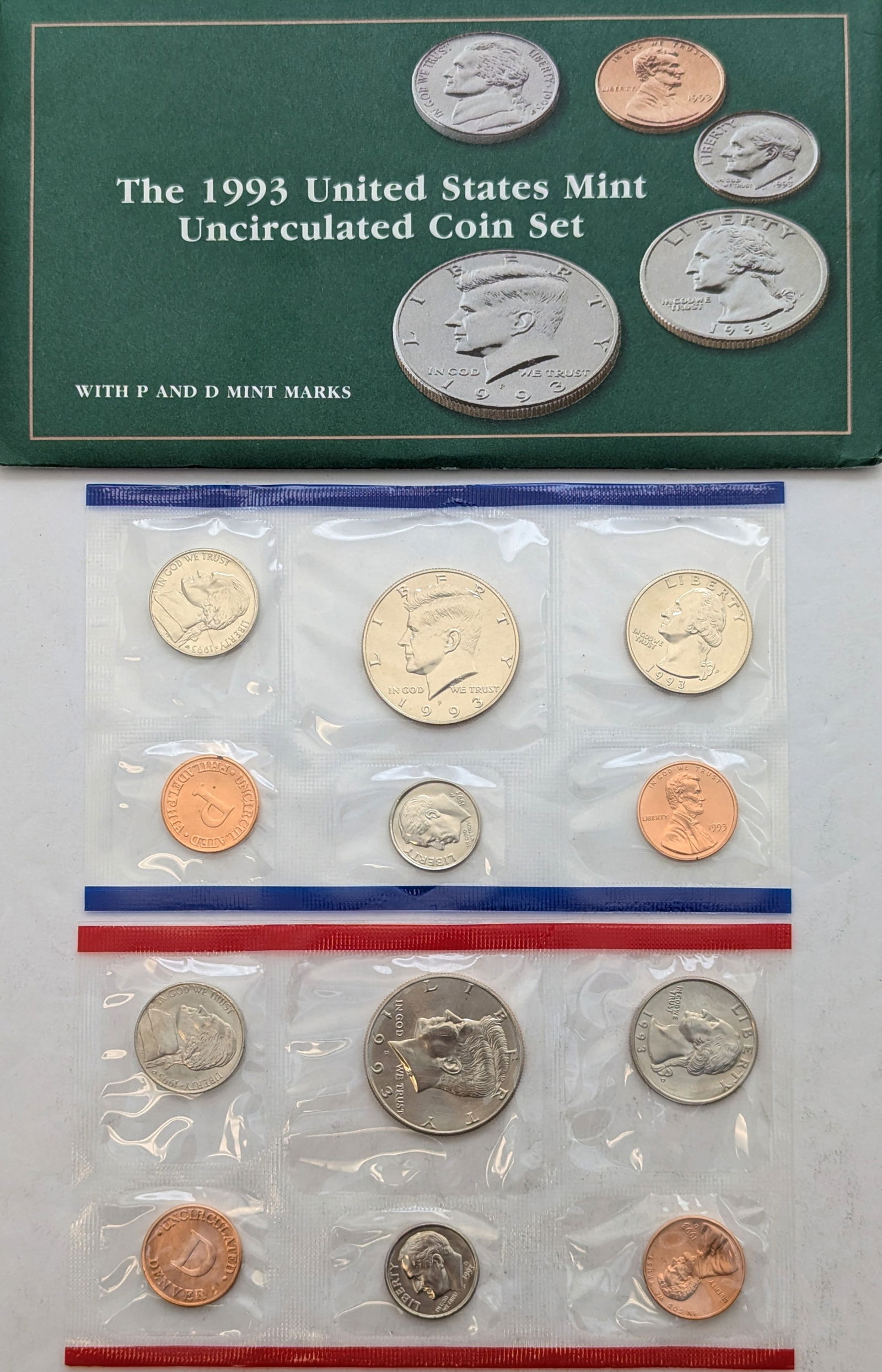 1993 US Mint Uncirculated Coin Set (1 of 2)