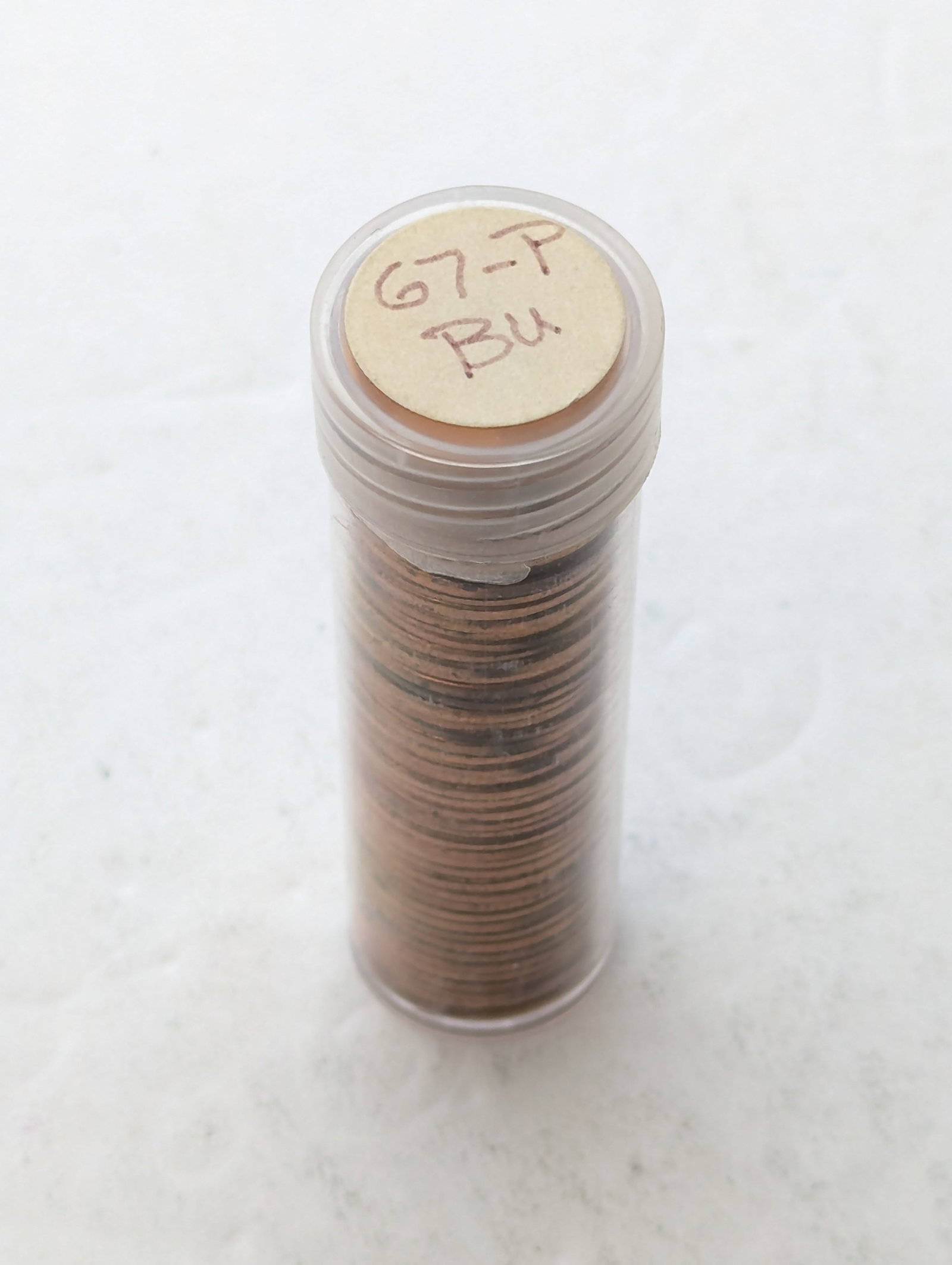 Tube of 50 - 1973-D Lincoln Cents: Coin
