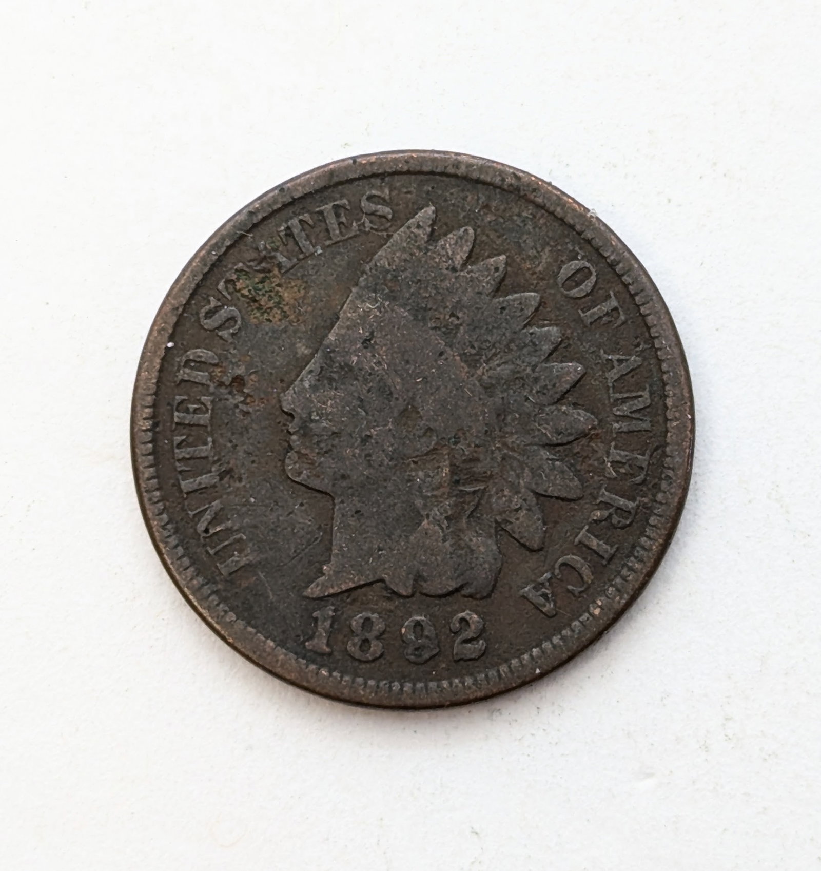 1892 Indian Head Cent: Coin