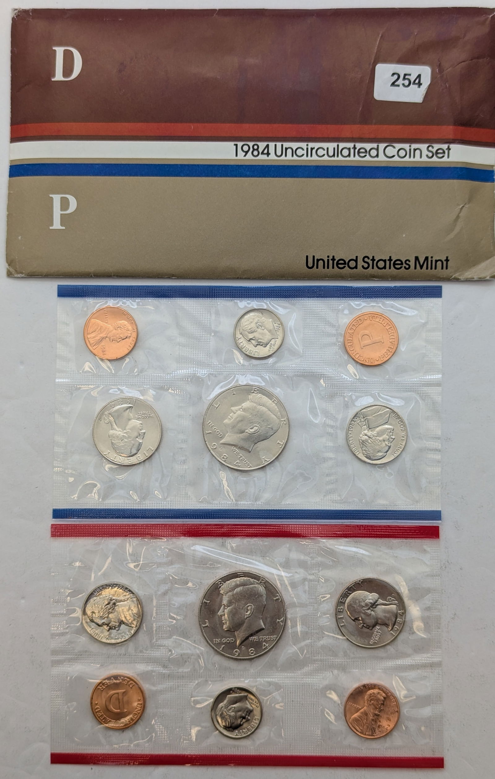 1984 US Mint Uncirculated Coin Set (1 of 2)