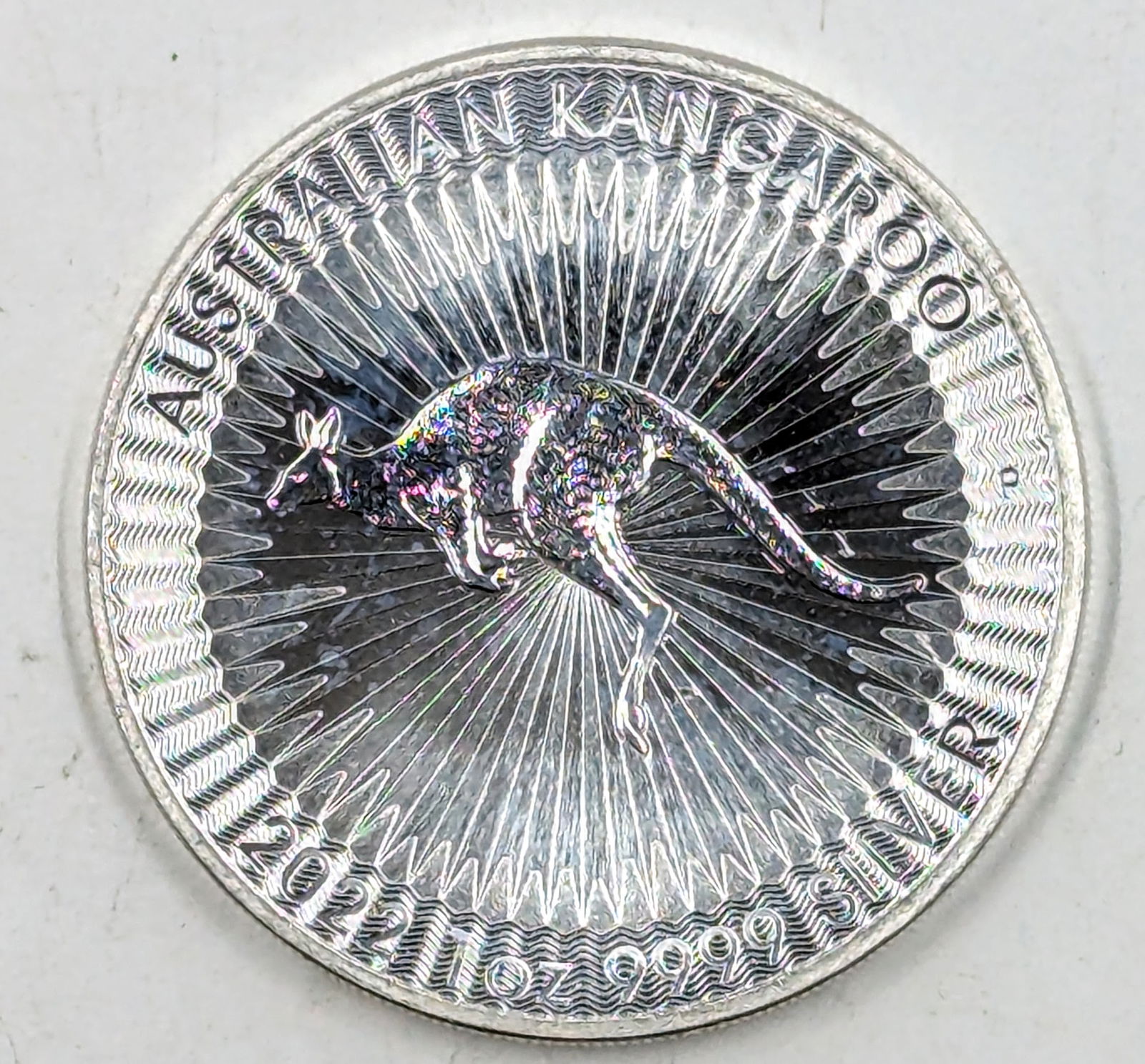 1 Ounce Fine .999 Silver Round - 2022 Australia Kangaroo (1 of 2)