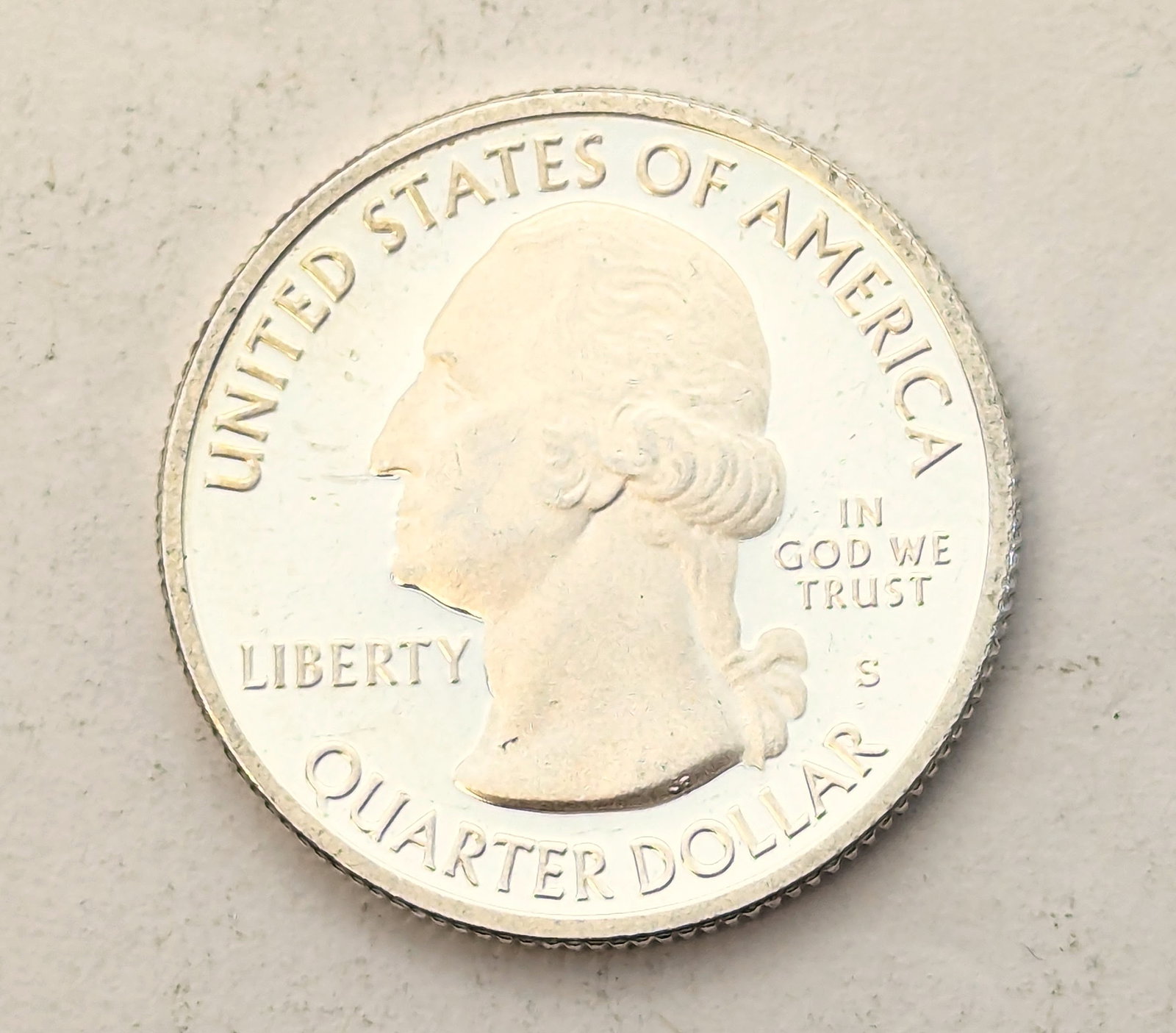 2010-S Silver America the Beautiful Quarter - Grand Canyon: Silver