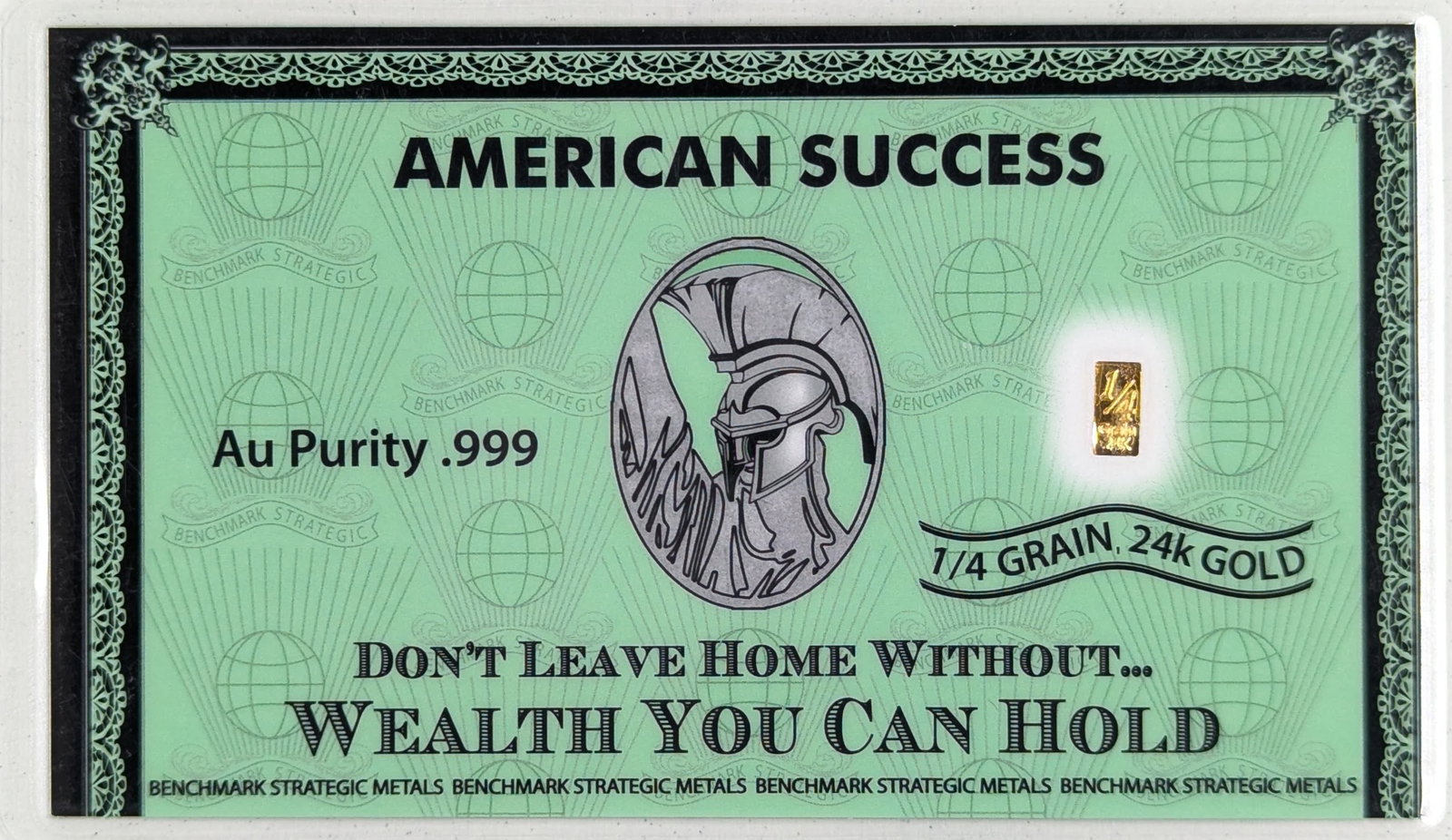 1/4 grain .999 Fine Gold - Benchmark Strategic Metals: Gold