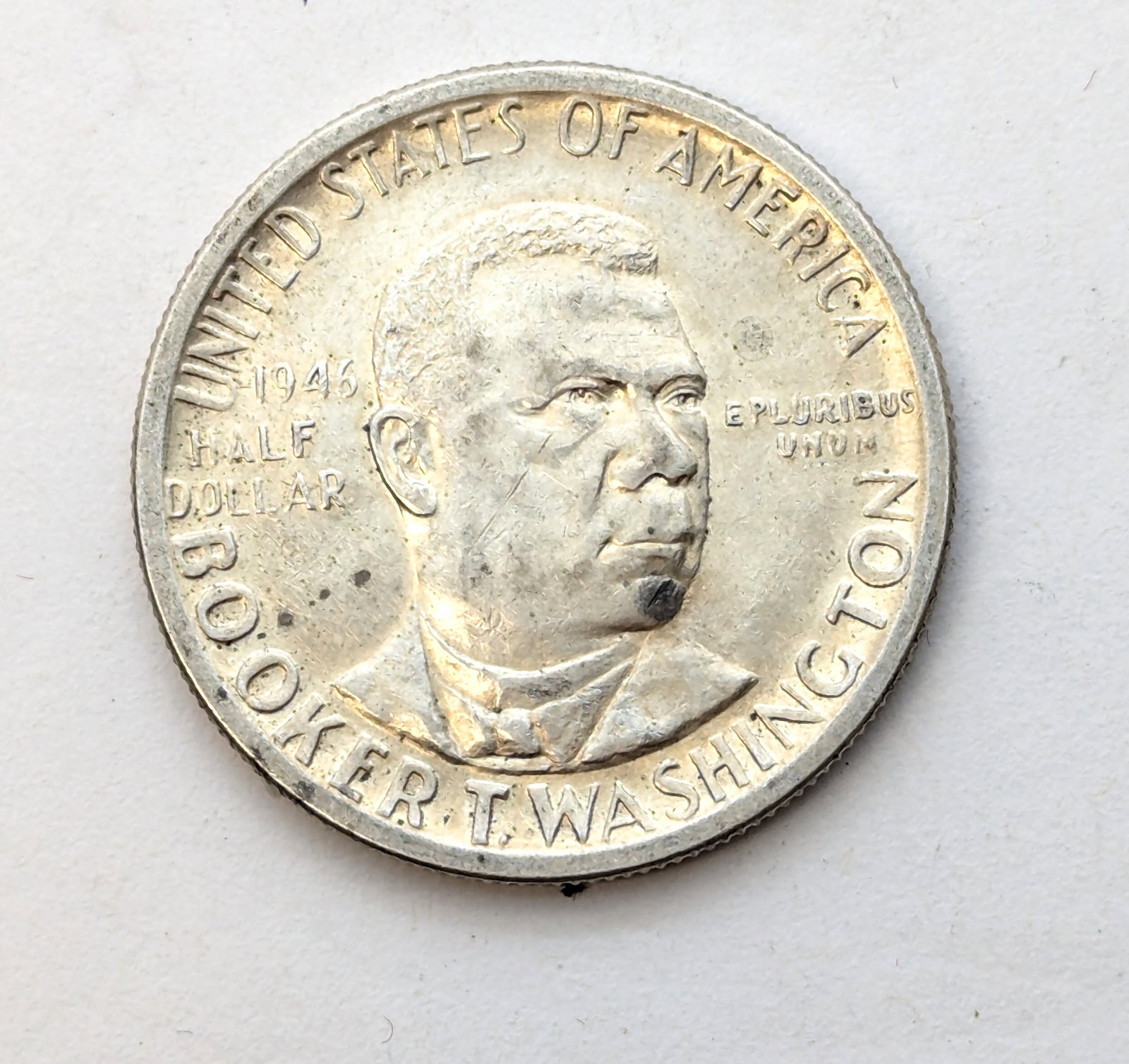 1946 Silver Booker T Washington Half Dollar: Silver
