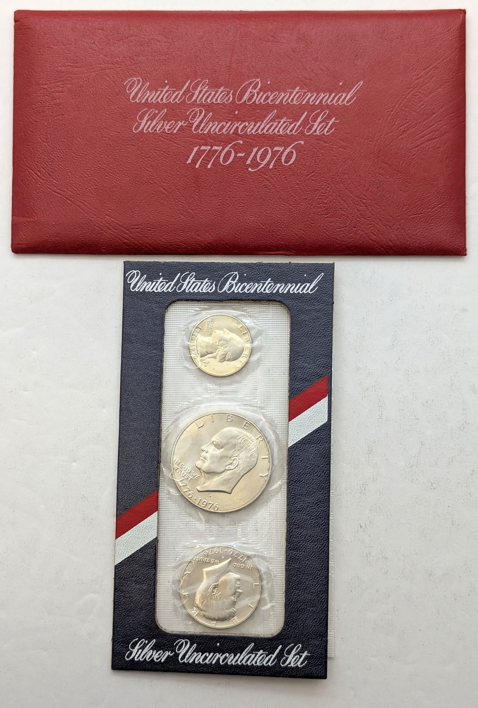 US Mint Bicentennial Silver 3-Coin Uncirculated Set (1 of 2)