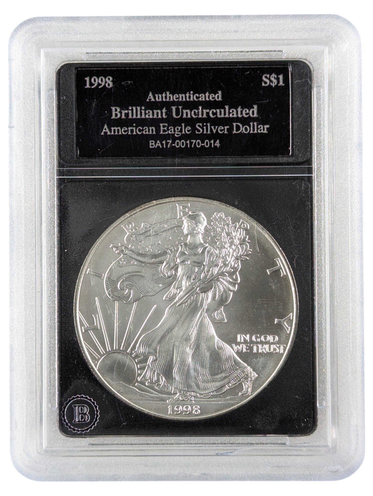 1998 American Silver Eagle Dollar - BU (1 of 2)