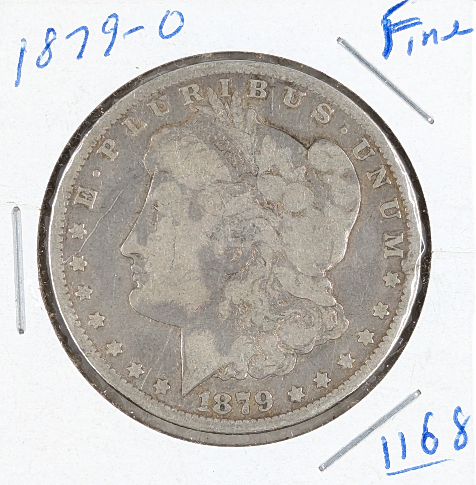 1879-O Morgan Silver Dollar: Silver