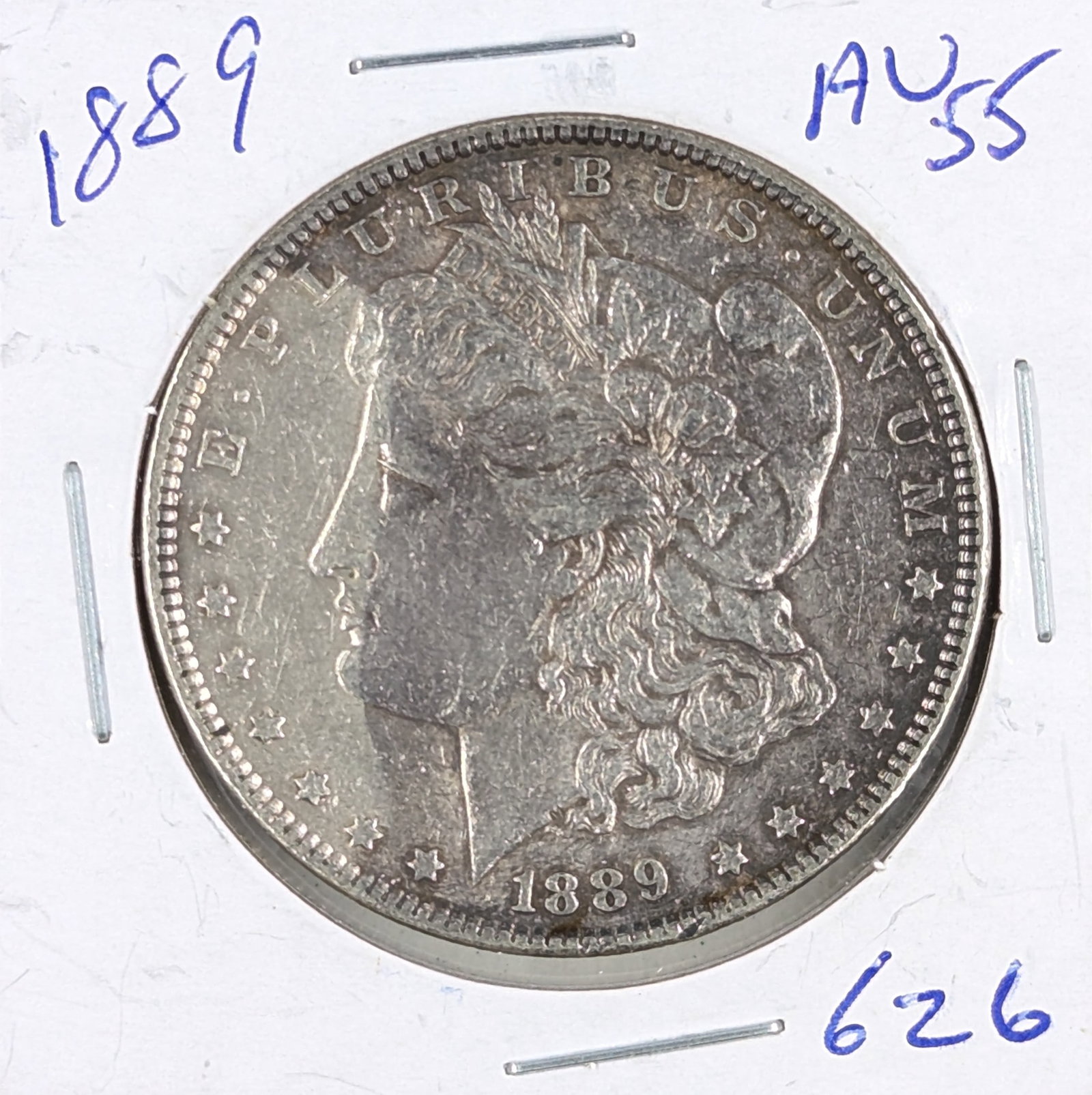 1889 Morgan Silver Dollar: Silver