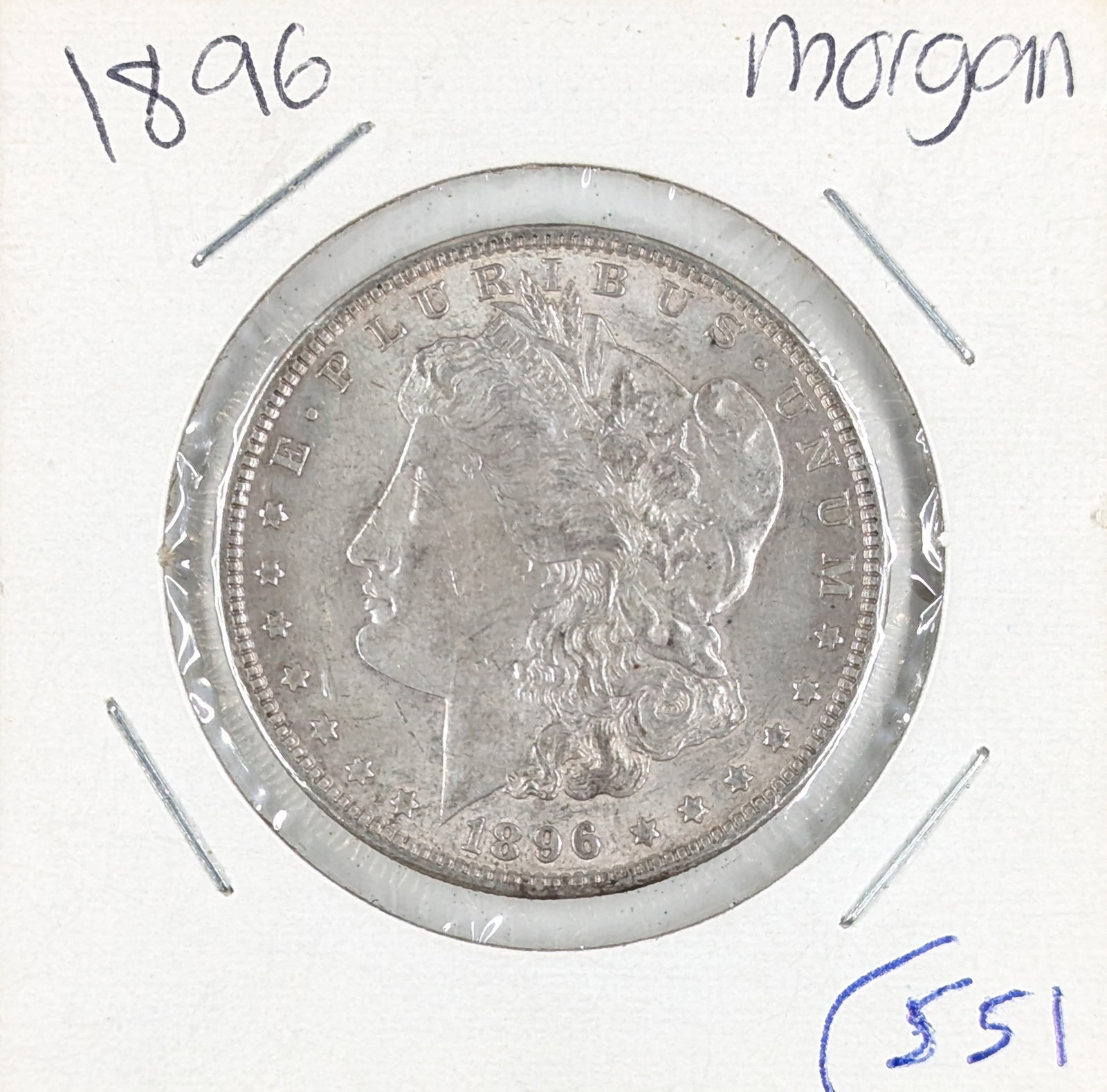 1896 Morgan Silver Dollar: Silver