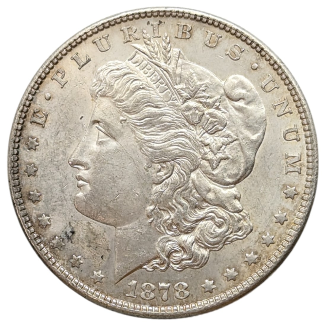 1878-S Morgan Silver Dollar: Silver