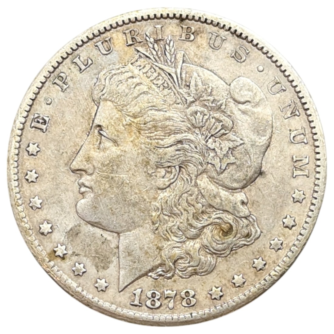 FEATURE 1878-CC Morgan Silver Dollar - Carson City Mint (1 of 2)
