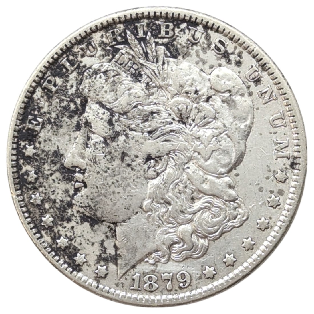 1879 Morgan Silver Dollar: Silver