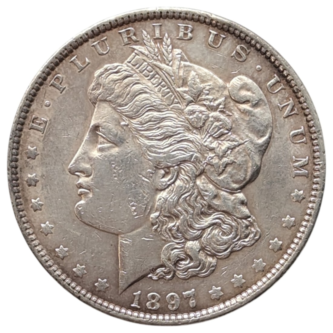 1897 Morgan Silver Dollar: Silver
