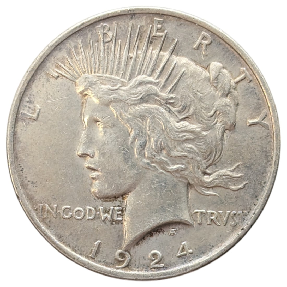 1924 Silver Peace Dollar: Silver