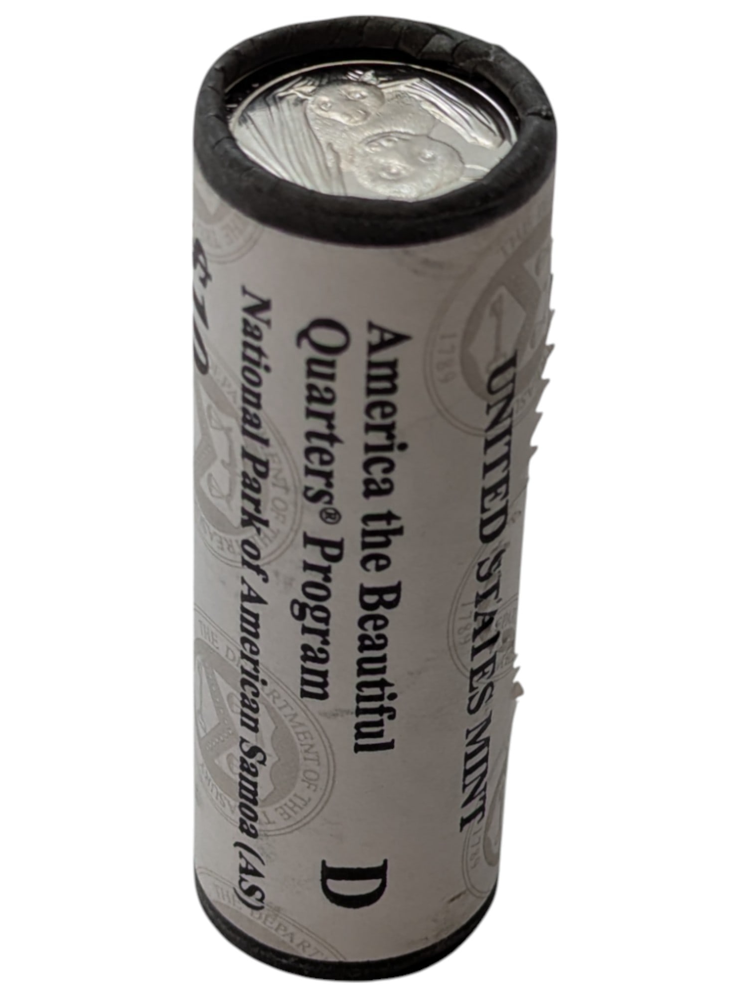 Original Bank Roll of 40 America the Beautiful Quarters - 2020 American Samoa (1 of 2)