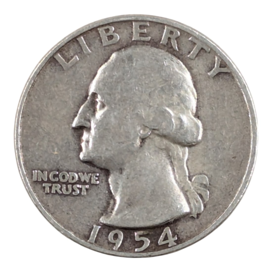 1954 Silver Washington Quarter: Silver