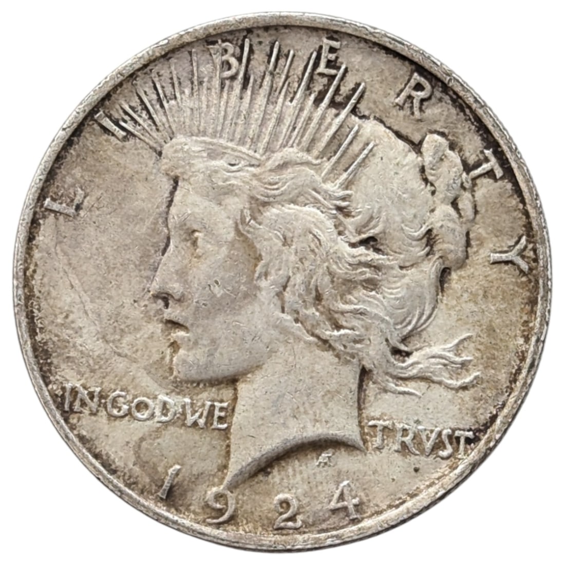 1924 Silver Peace Dollar: Silver