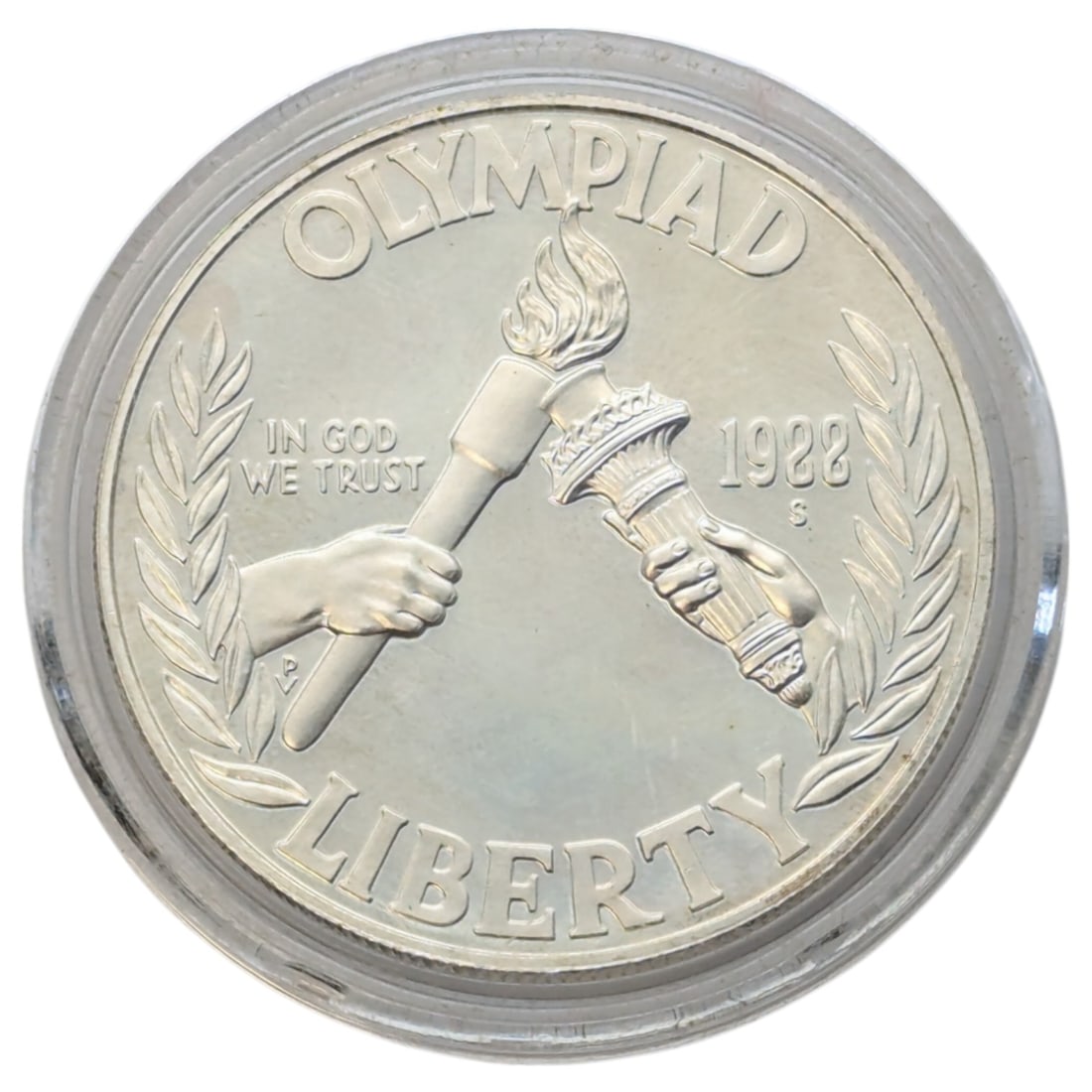 Silver Round - 1988-S Olympiad $1: .77 oz. Silver