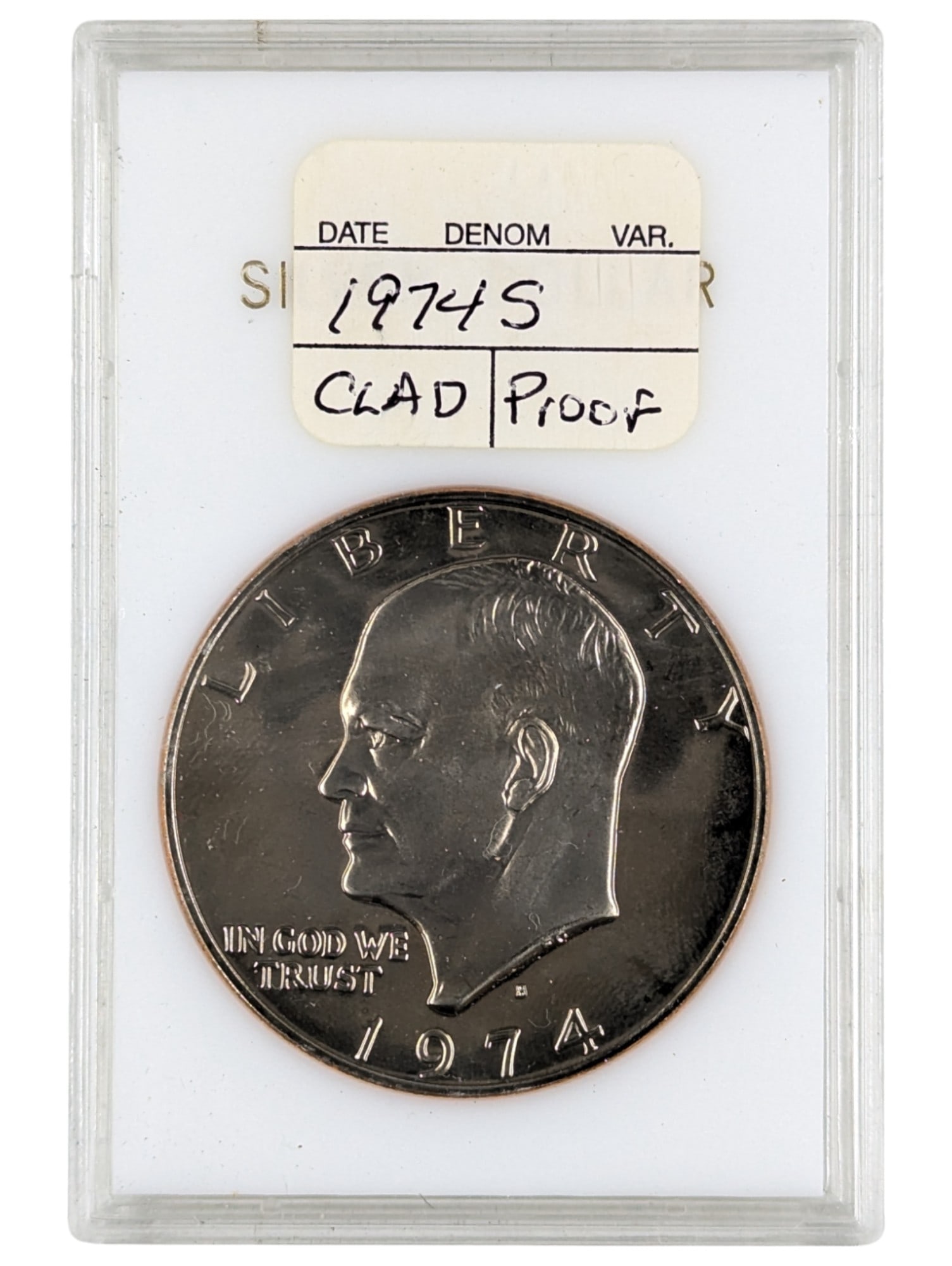 1974-S Eisenhower " Ike" Clad Dollar - Proof (1 of 2)
