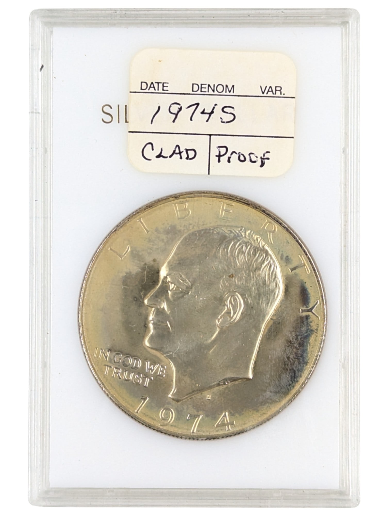 1974-S Eisenhower " Ike" Clad Dollar - Proof (1 of 2)