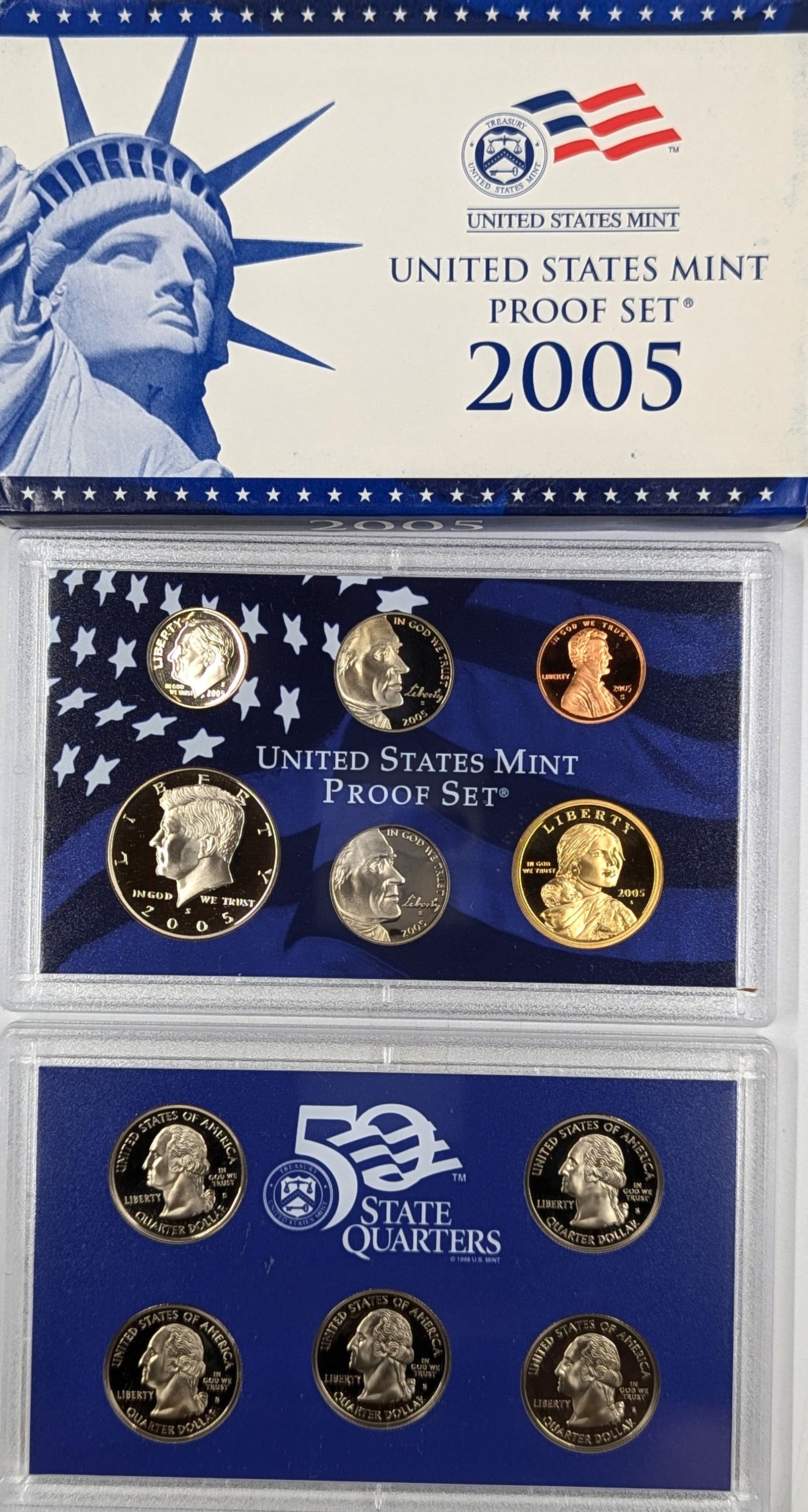 2005 US Mint Proof Set w/ COA (1 of 3)