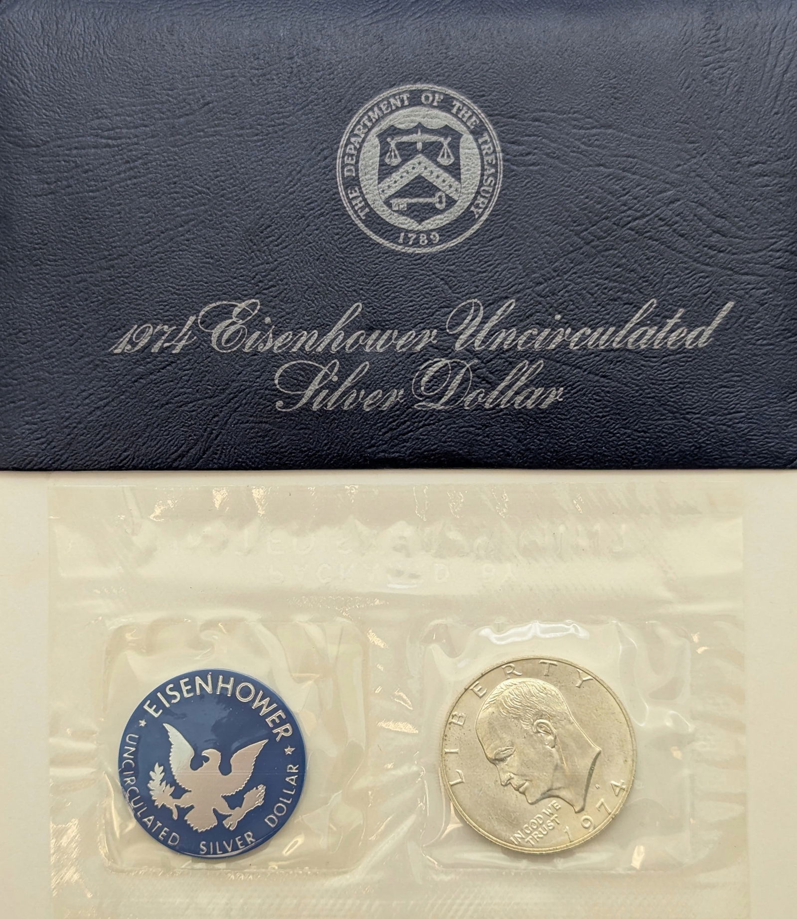 1974 Eisenhower " Ike" Uncirculated Silver Dollar (1 of 2)