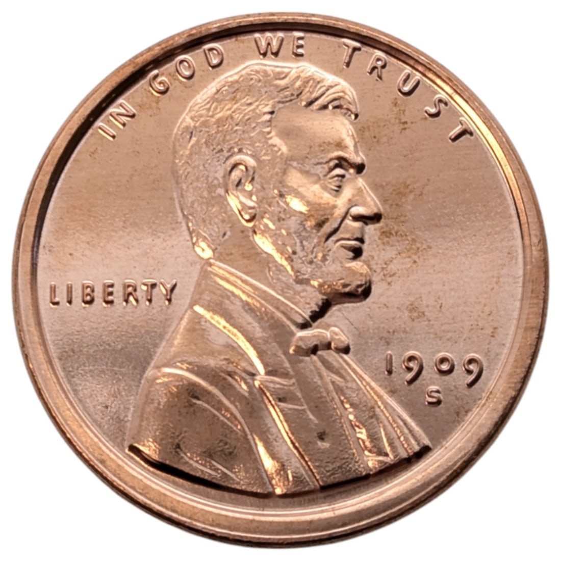 1 Ounce Fine .999 Copper Round - VDB design: Copper