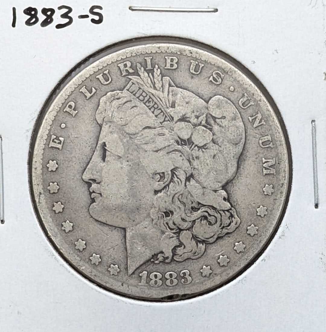 1883-S Morgan Silver Dollar: Silver