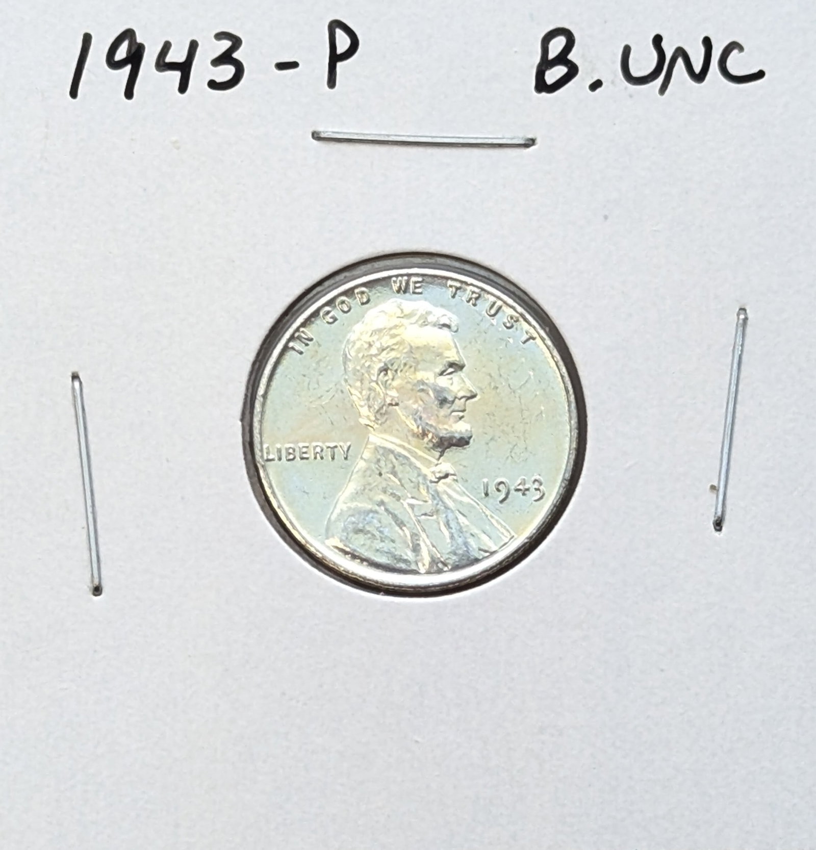 1944 Steel Lincoln Cent - BU: Coin