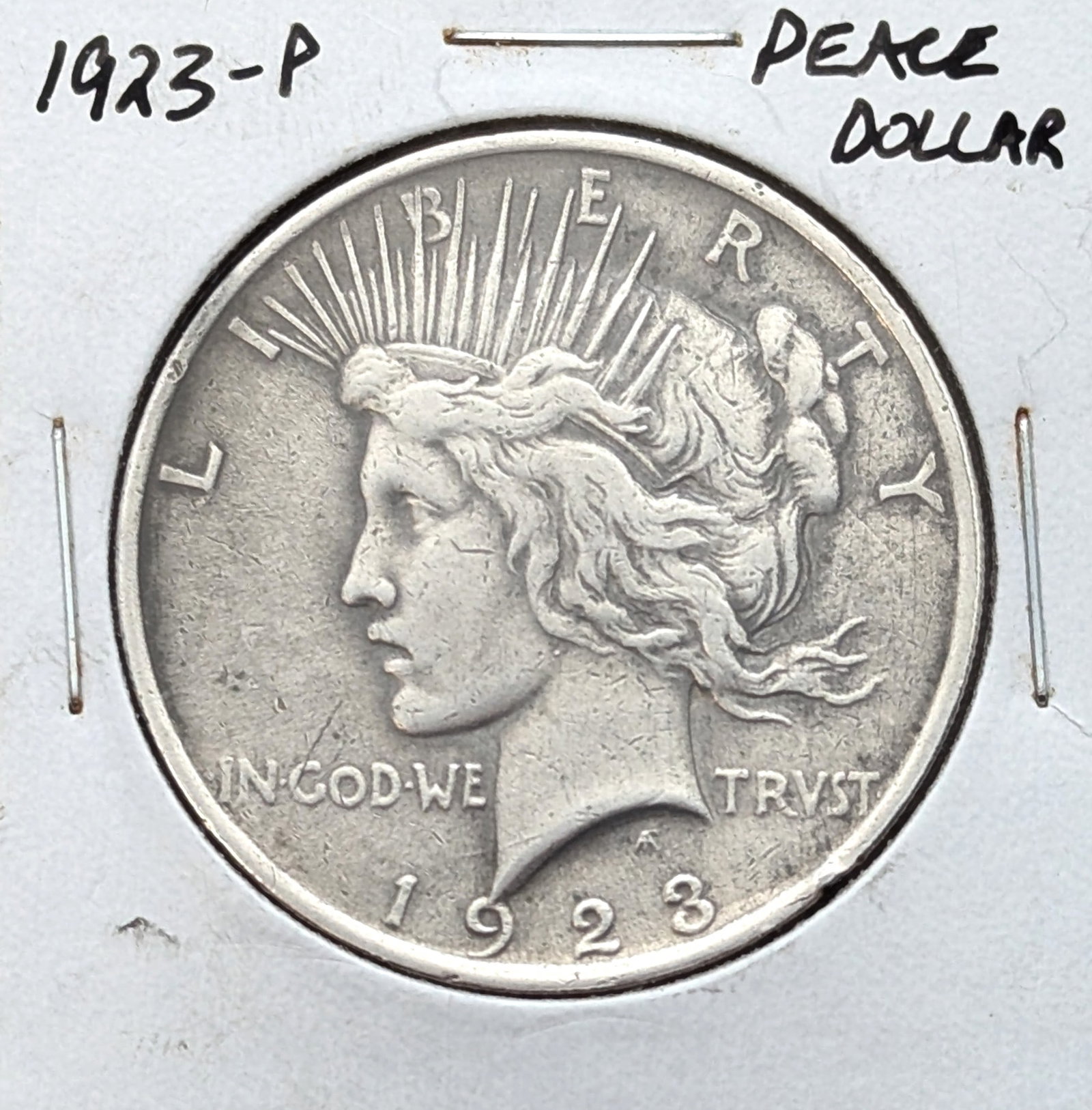 1923 Silver Peace Dollar: Silver